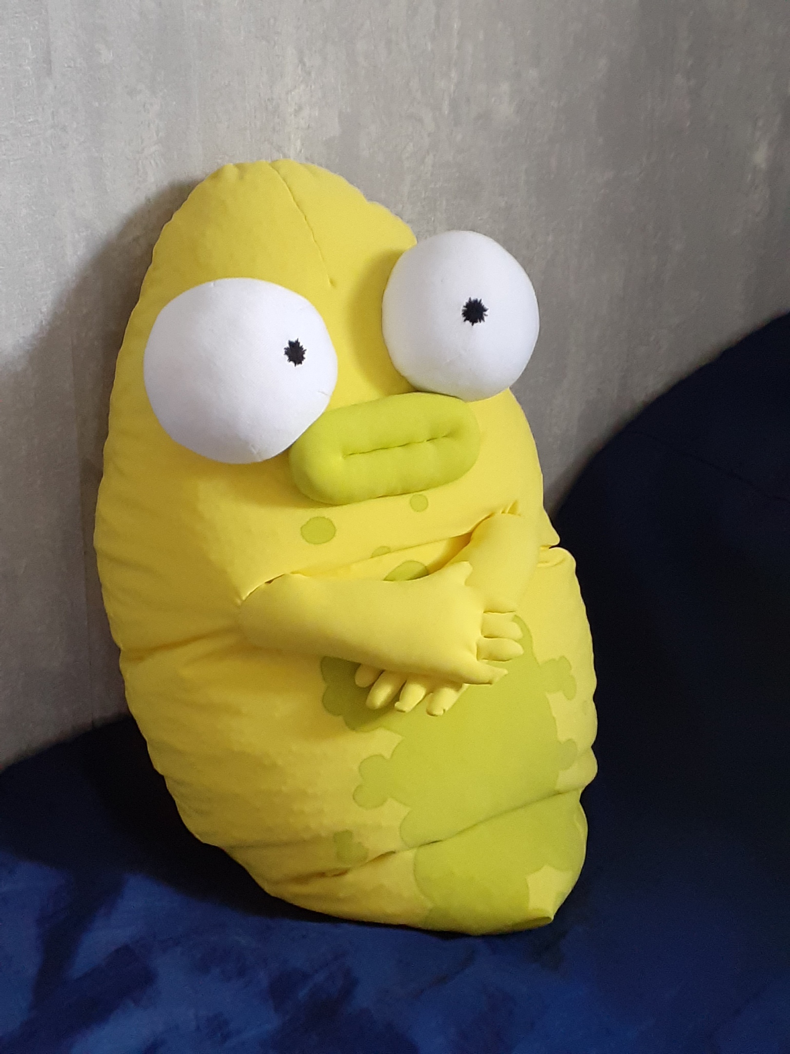 Pupa from the series Solar Opposites from the creators of Rick and Morty) - My, Soft toy, Needlework, PUPA, Serials, Rick and Morty, Longpost, Needlework without process