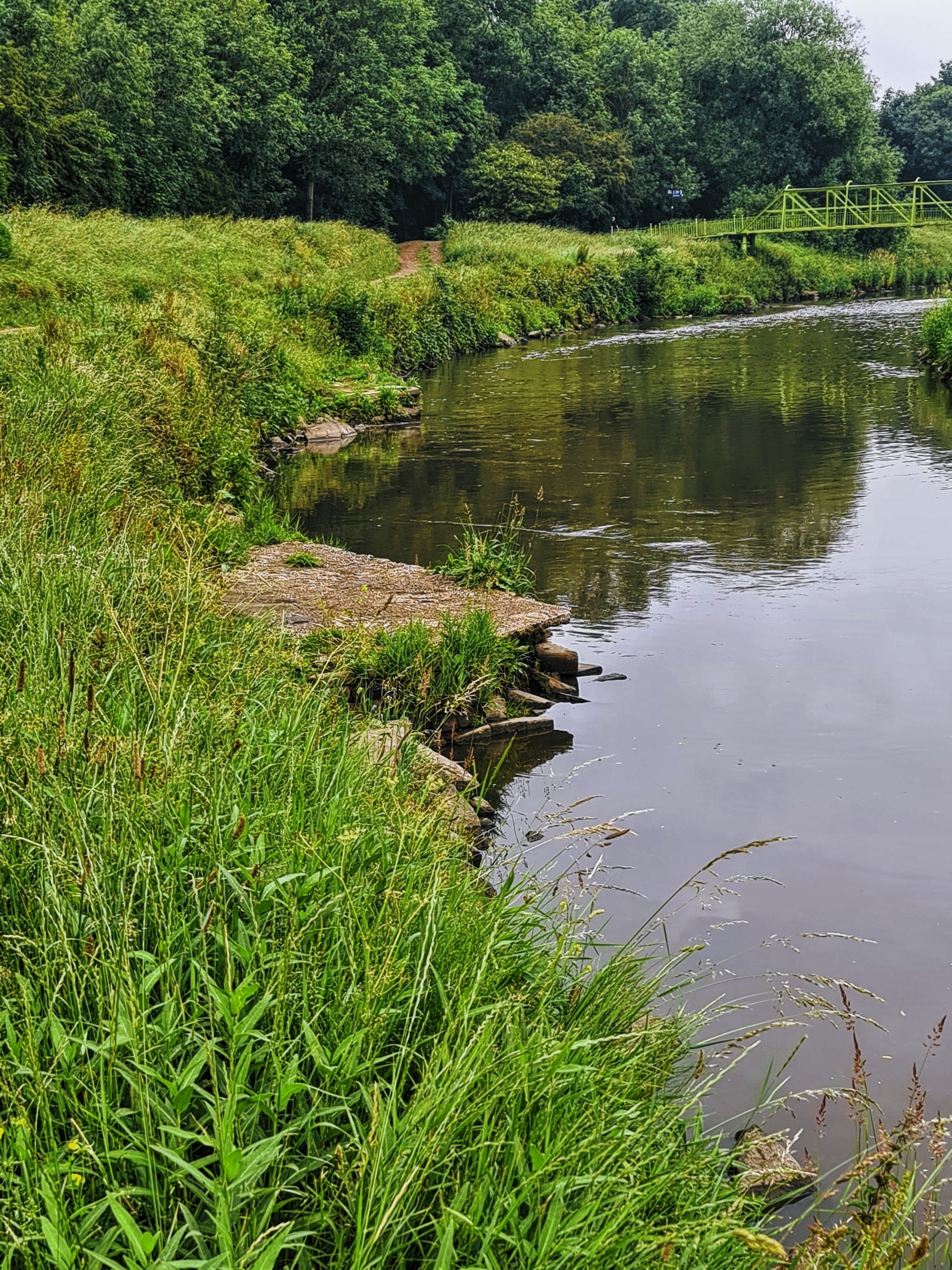 River Mersey, Manchester, England - My, River, Manchester, England, Nature, Longpost