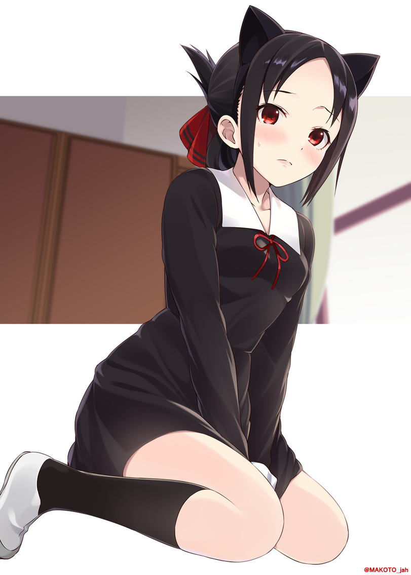 Beauties - NSFW, Erotic, Art, Anime, Longpost, Anime art, Kaguya-Sama wa Kokurasetai, Shinomiya kaguya, Fujiwara chika