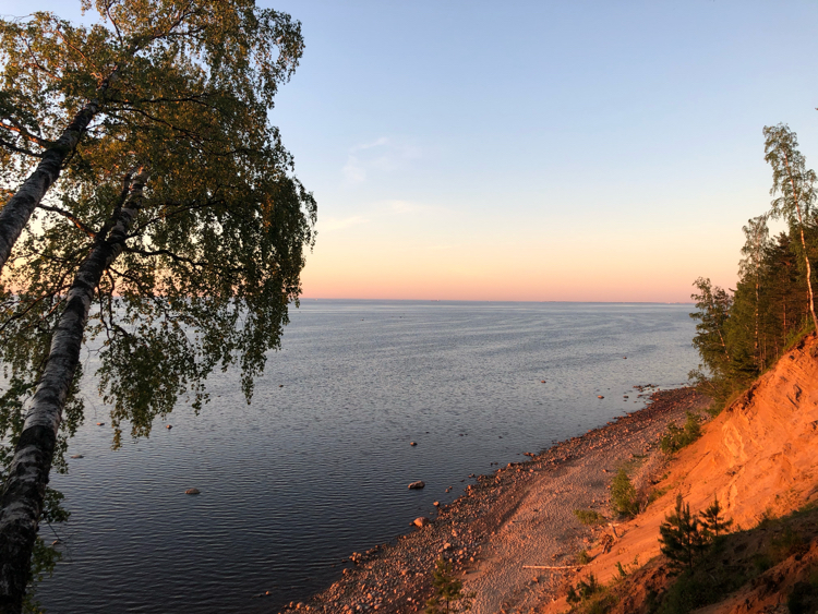 Fort Krasnaya Gorka, St. Petersburg. 06/13/2020 - My, Saint Petersburg, The Gulf of Finland, No filters, Sunset