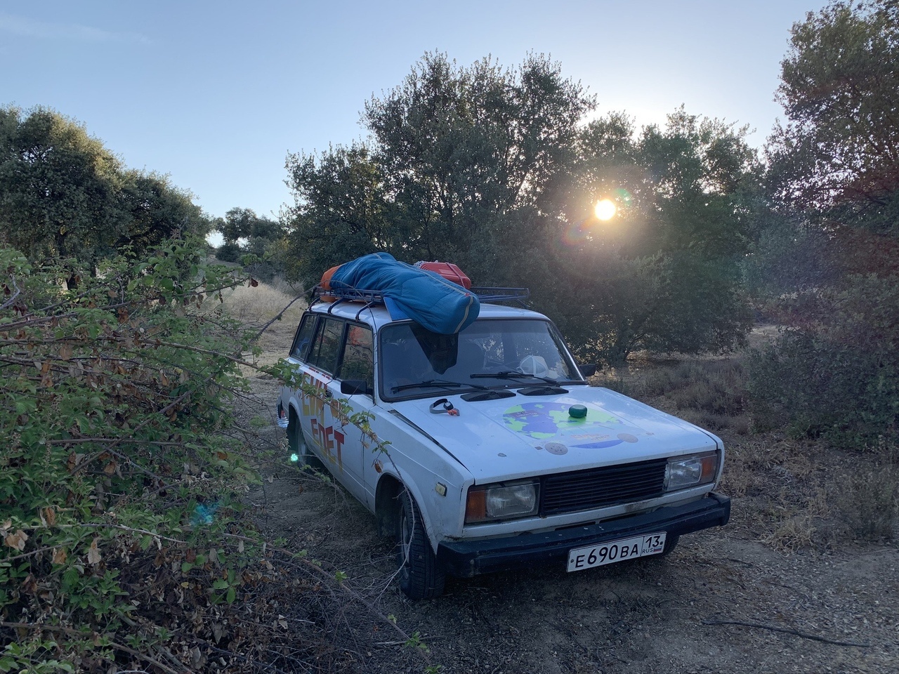 In the summer of 2019, my boys and I bought a Zhiguli Four for 19 thousand and drove it to Lisbon. Part 8 - My, Eva Rides, Zhiguli, Travels, Longpost