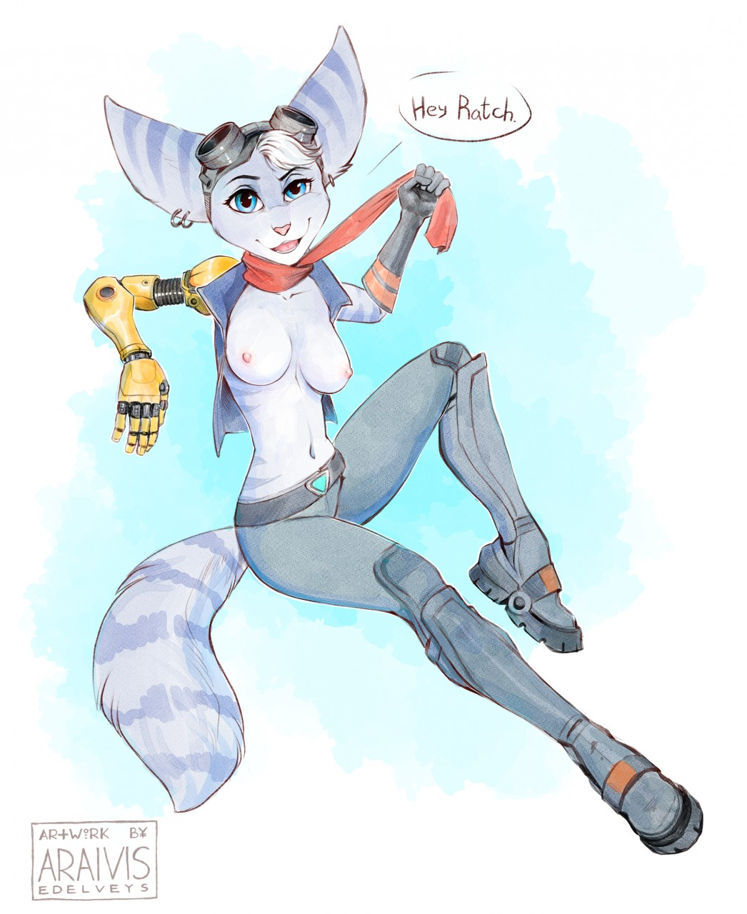 A new generation is coming - NSFW, Furry, Art, Ratchet and clank, Furotica, Araivis-Edelveys, Games, Rivet