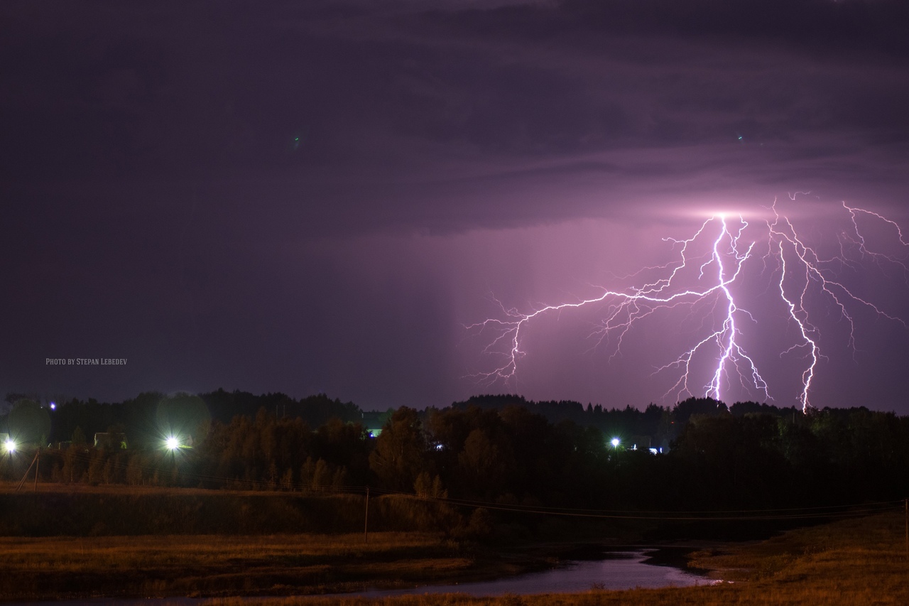 Storm. Appearance of Baal Hammon - My, The photo, Thunderstorm, Epic, Nature, Lightning, Kostroma, Art, Art, Longpost