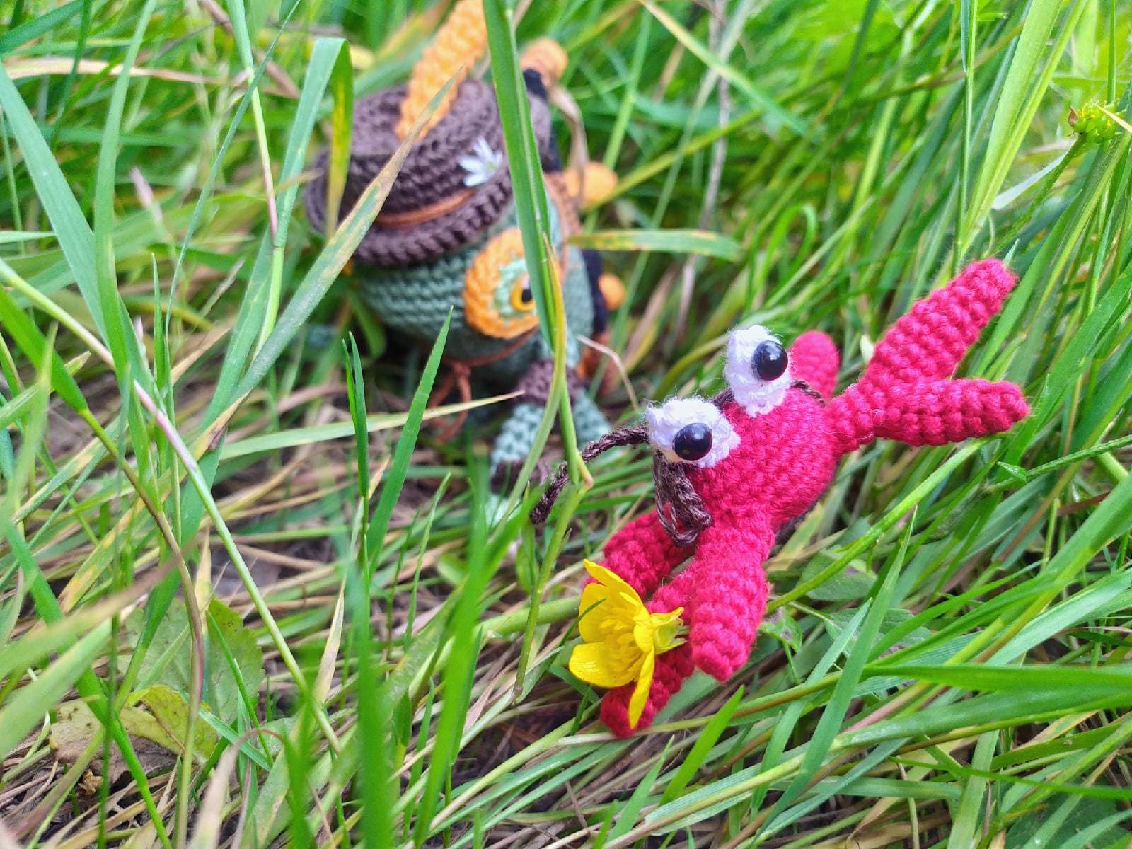 Mister Gyrrrl is out hunting! - My, World of warcraft, Warcraft, Murlocs, Blizzard, Amigurumi, Crochet, Longpost