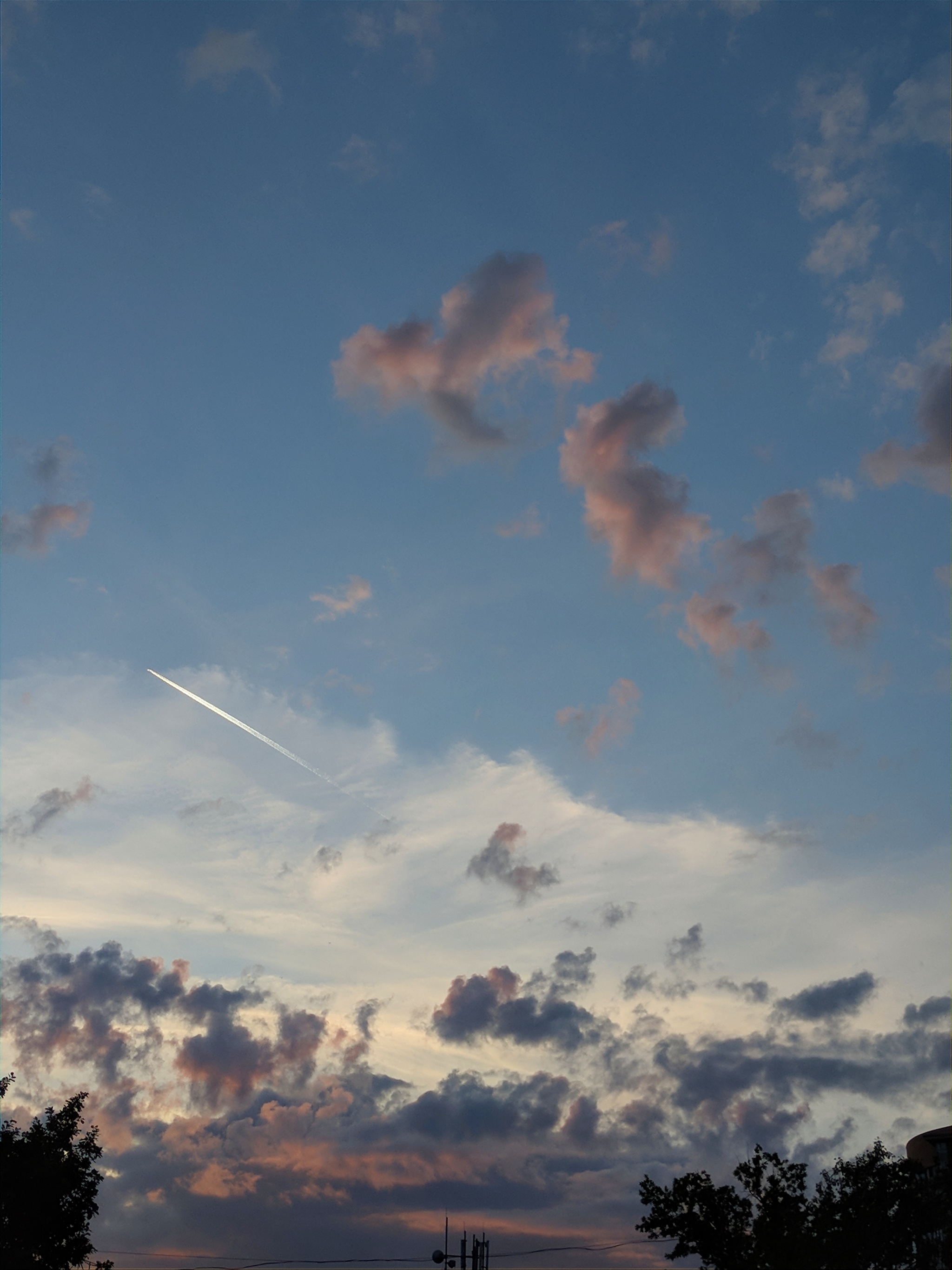 Inspired by Makoto Shinkai - My, Makoto Shinkai, Clouds, Power lines, Train, beauty, Longpost