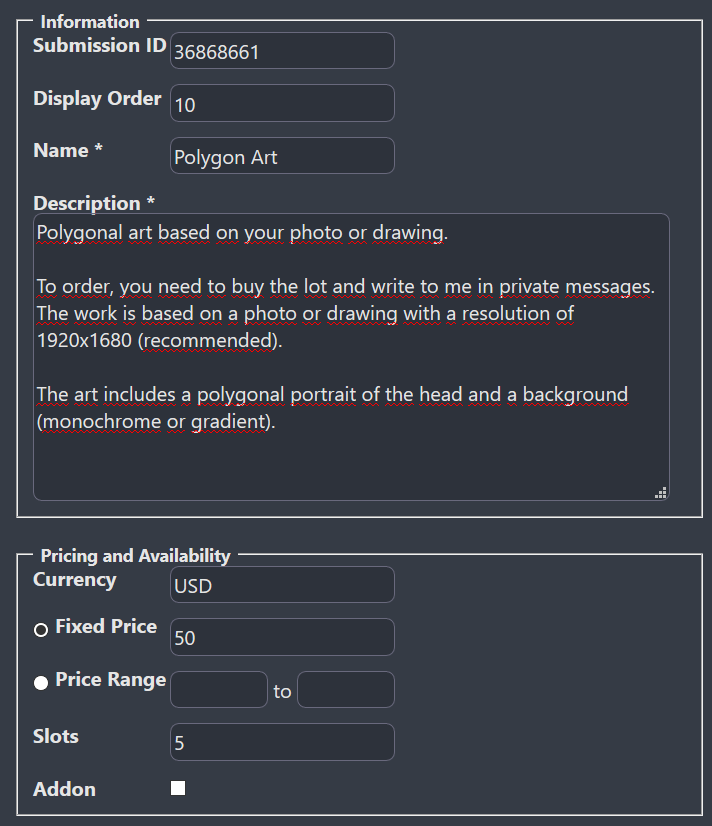 FurAffinity Guide - How to create Commissions - My, Order, Creation, Furry, Longpost, Hyde