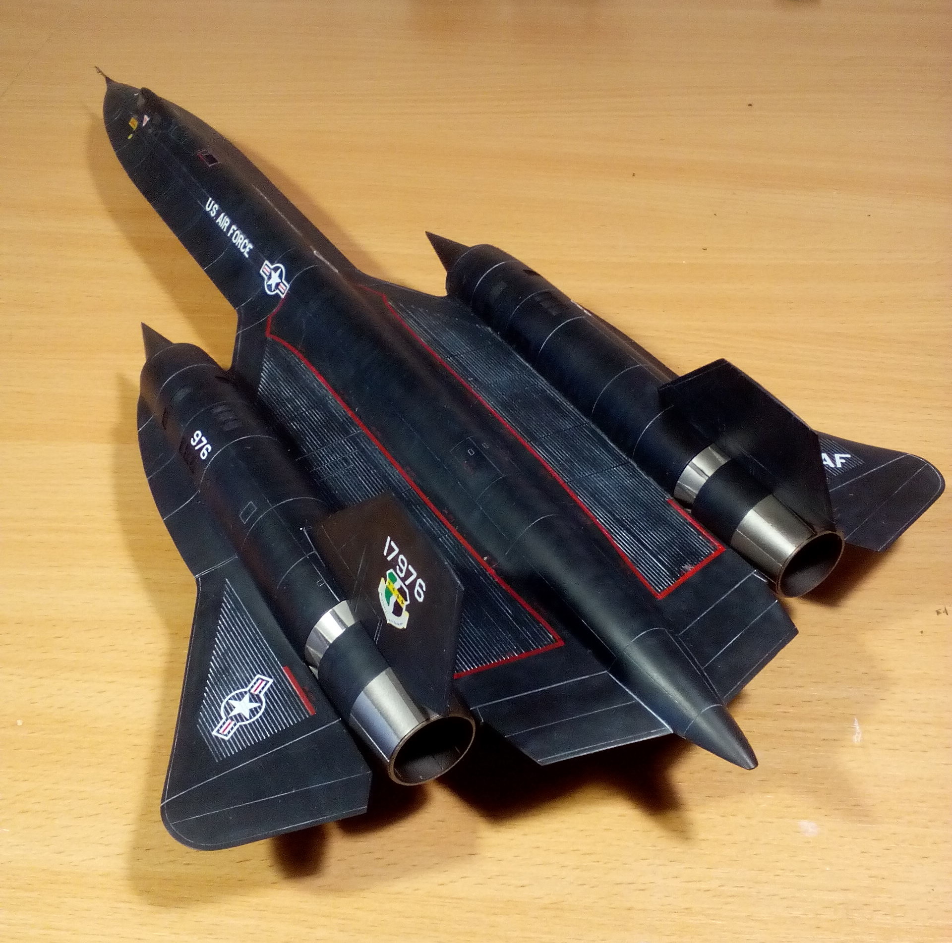 Lockheed SR-71 Blackbird, Modeler (Academy), 1/72. Assembly Notes - My, Stand modeling, Aircraft modeling, Prefabricated model, Assembly, Airbrushing, Hobby, Sr-71, Aviation, Longpost