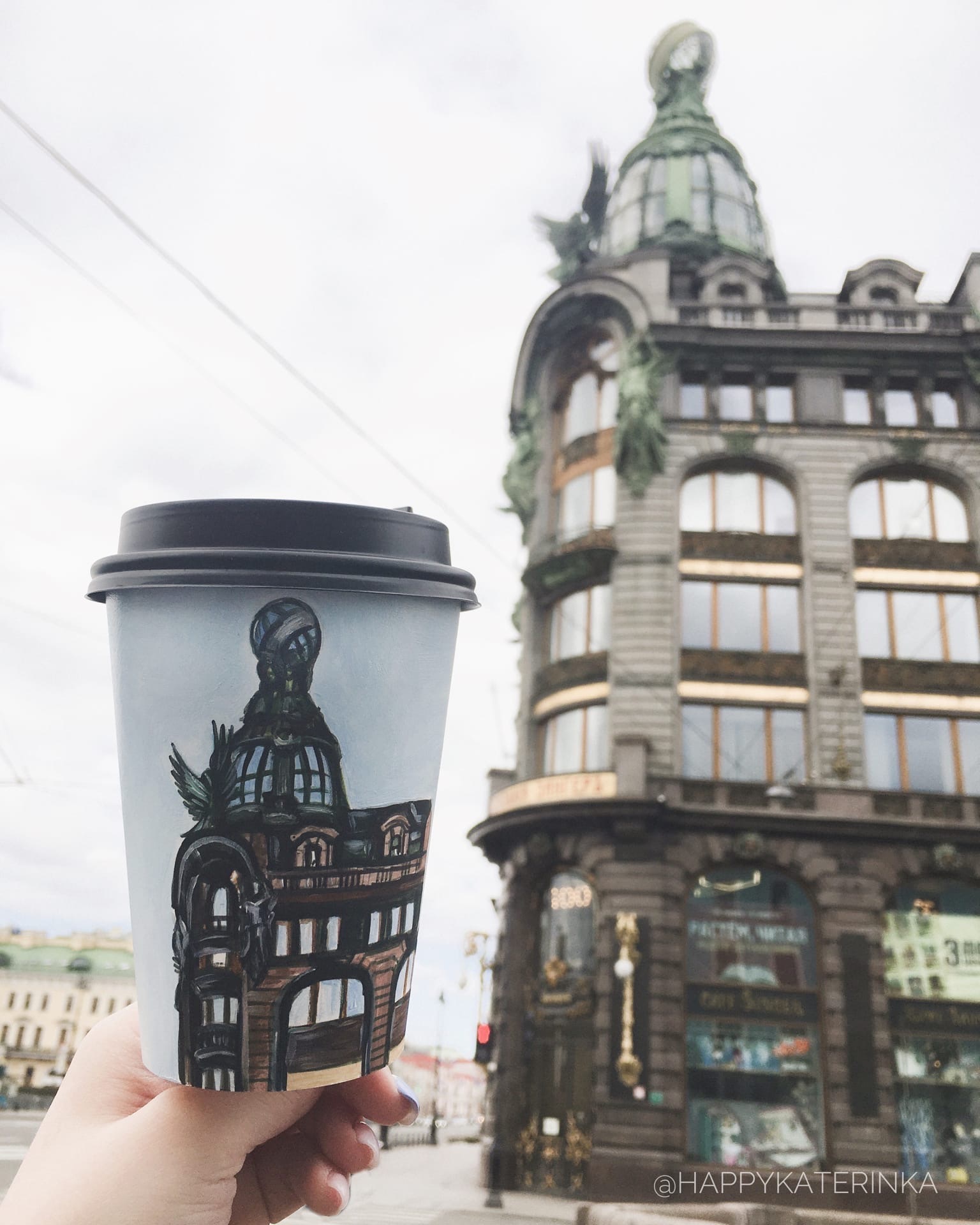 Saint Petersburg painted on coffee cups - My, Saint Petersburg, Art, Painting, Coffee, Longpost, Coffee cups