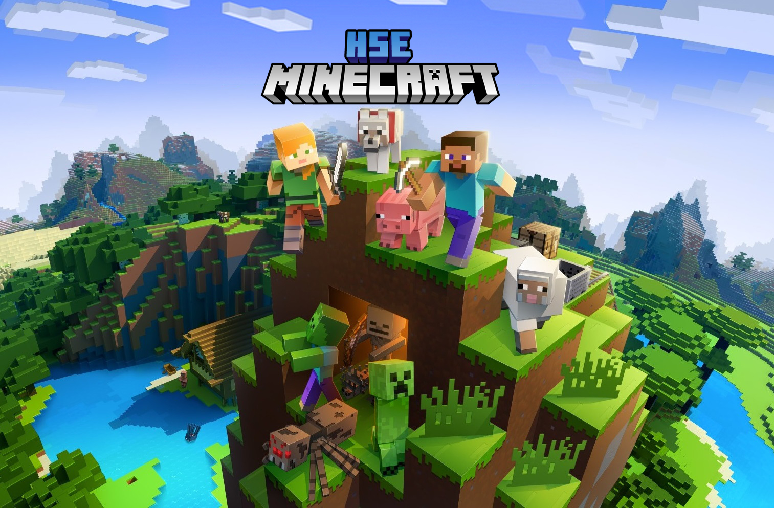 Конференция по игровым механикам. Проводится в Minecraft! | Пикабу