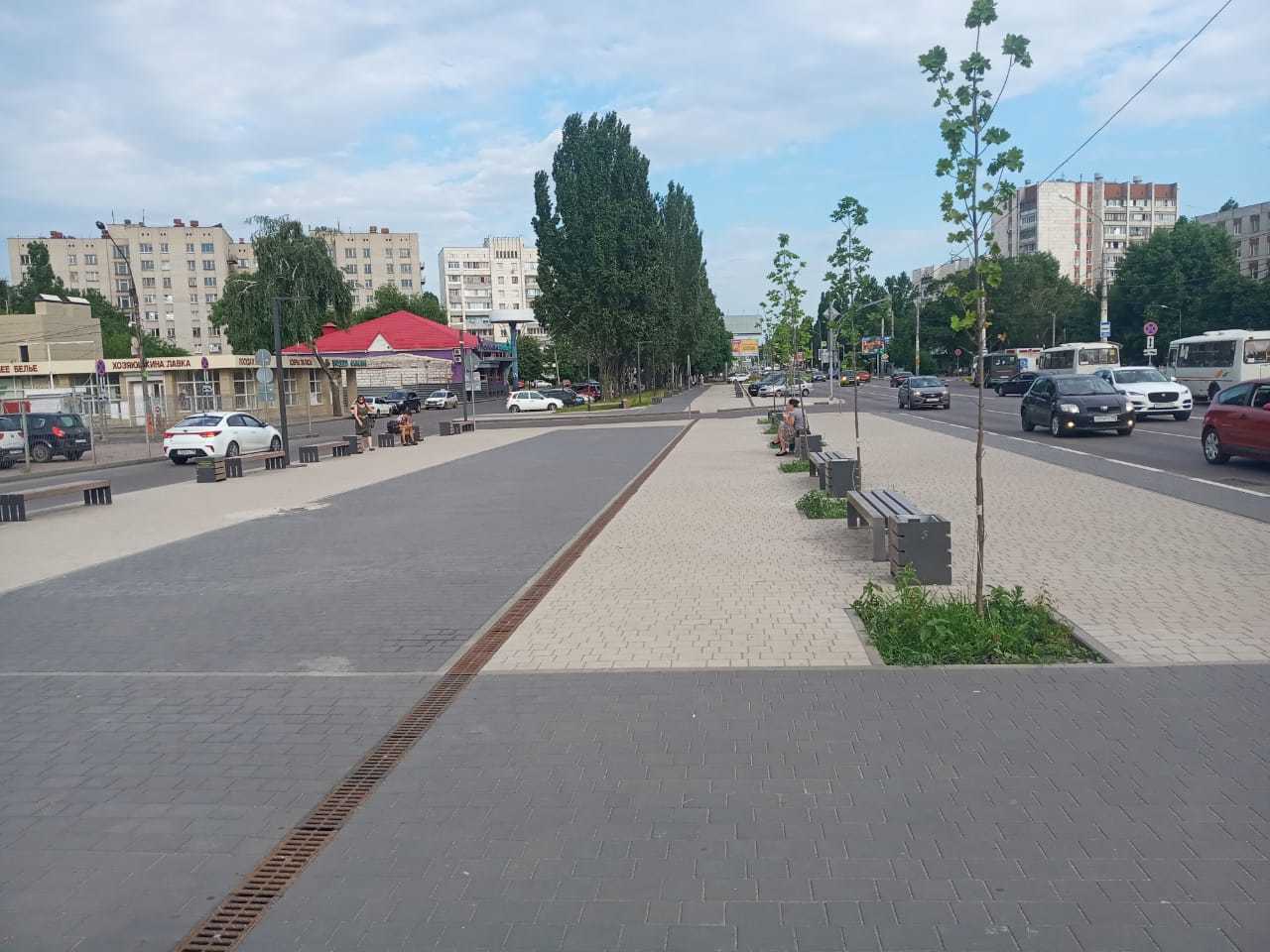 Благоустройство улицы Воронежа. Было - стало | Пикабу