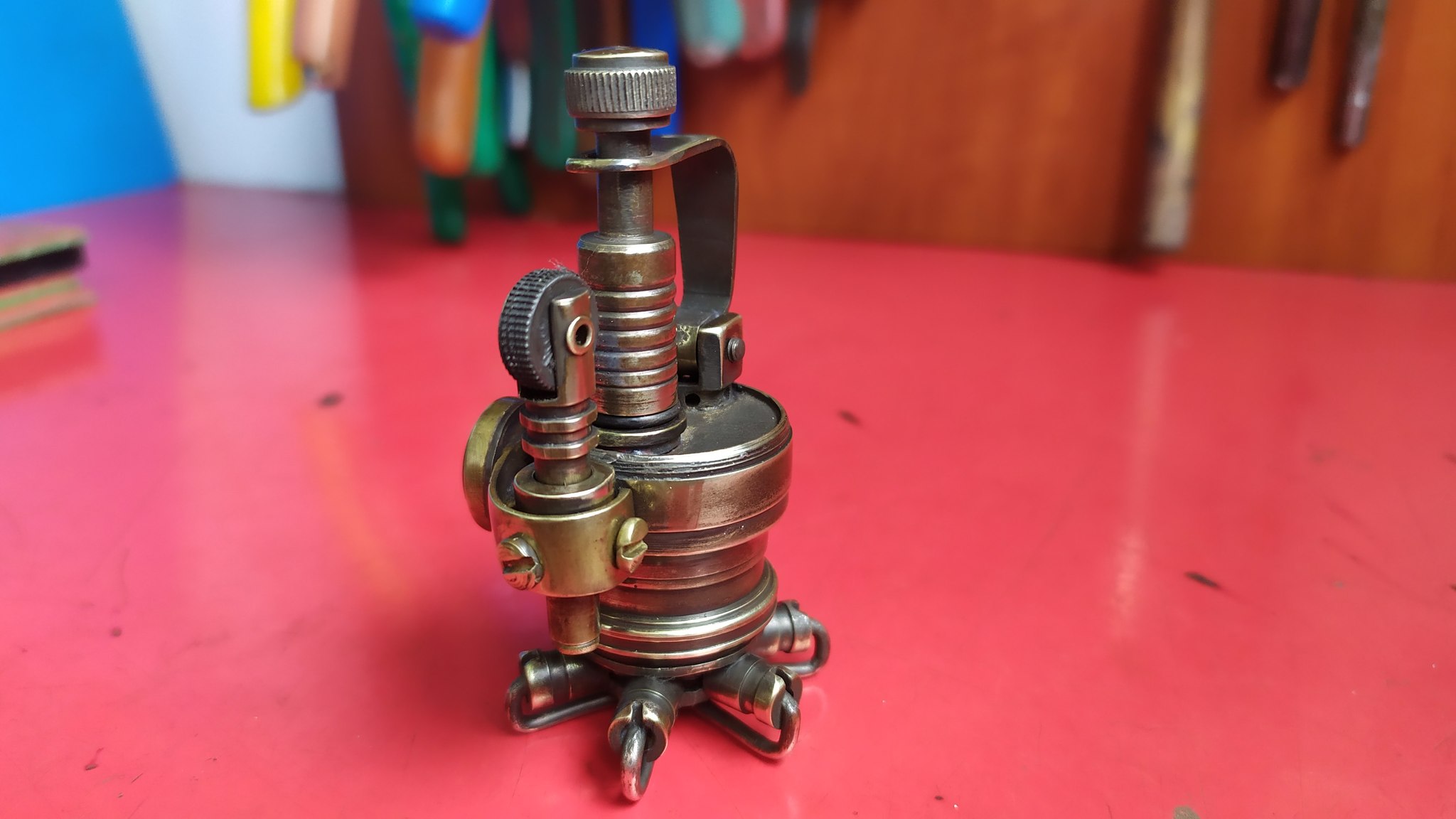 Post #7541093 - My, Steampunk, Steampunk lighter, With your own hands, Lighter, Video, Longpost