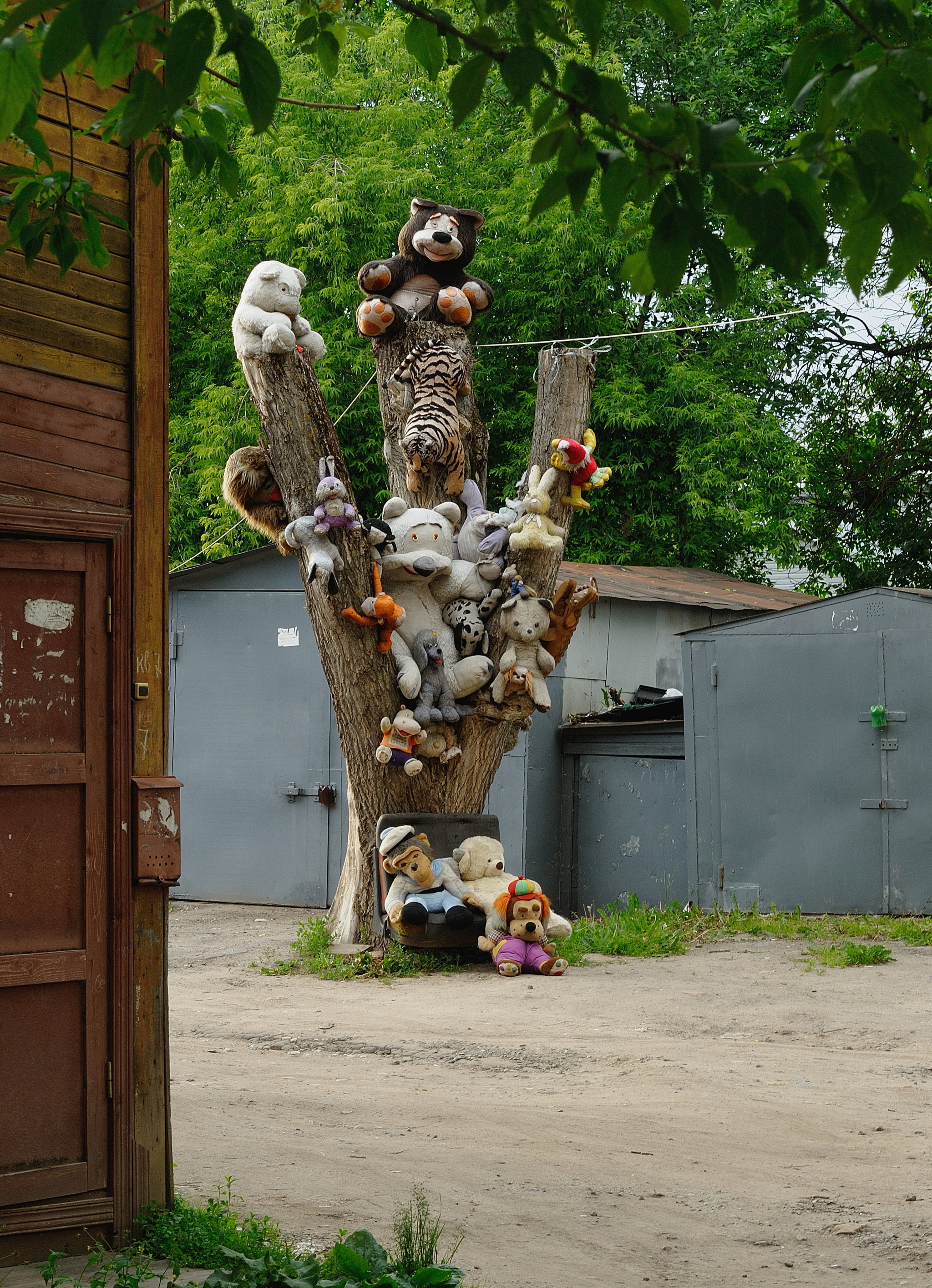 beast tree - My, The photo, Vologda, Toys