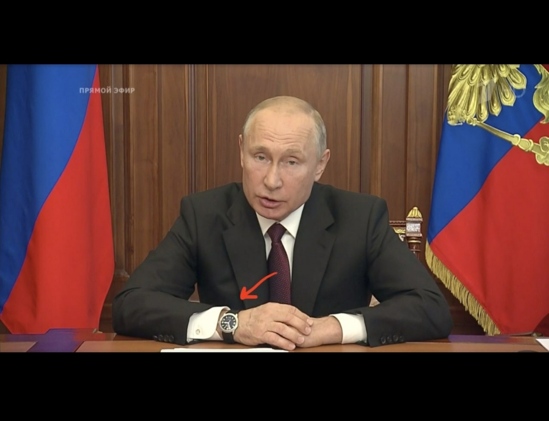 Sontselyky launched a stream - Vladimir Putin, Appeal, Clock, Politics