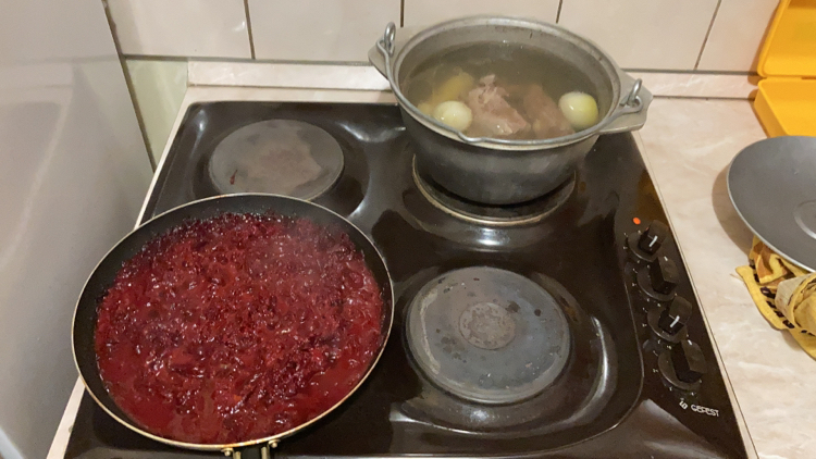 First borscht - My, Borsch, First post, Longpost