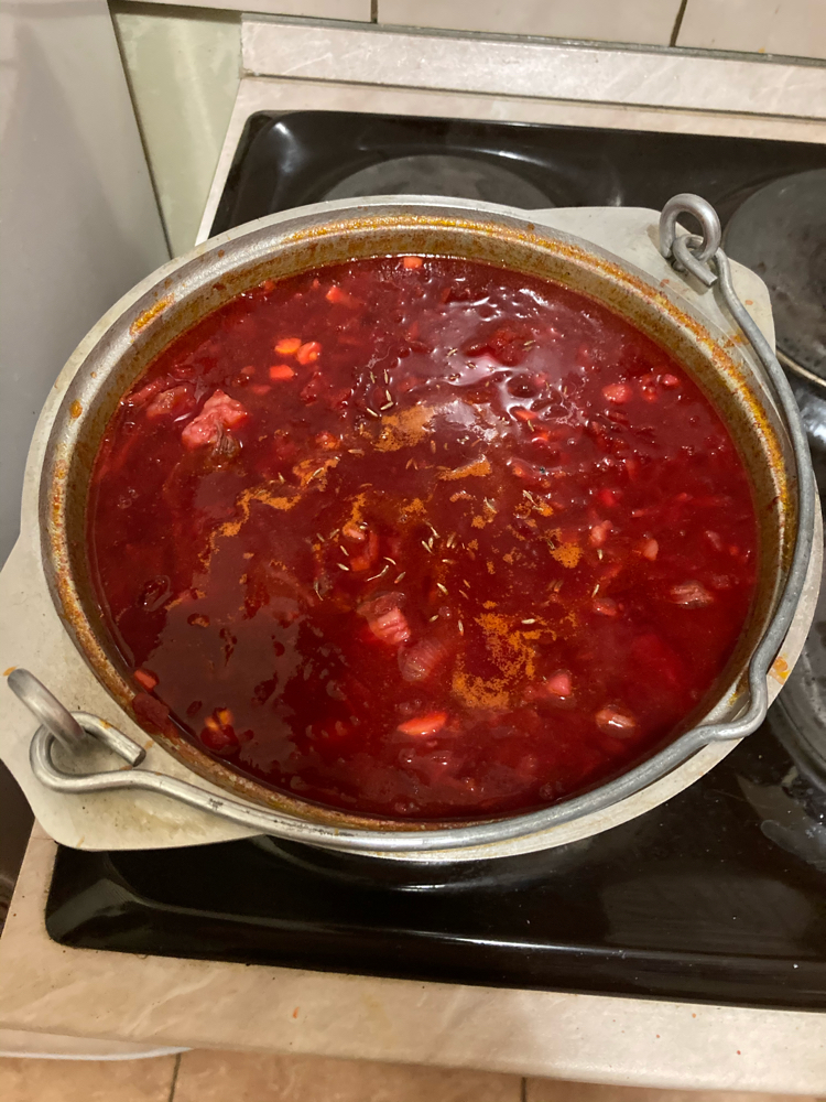 First borscht - My, Borsch, First post, Longpost