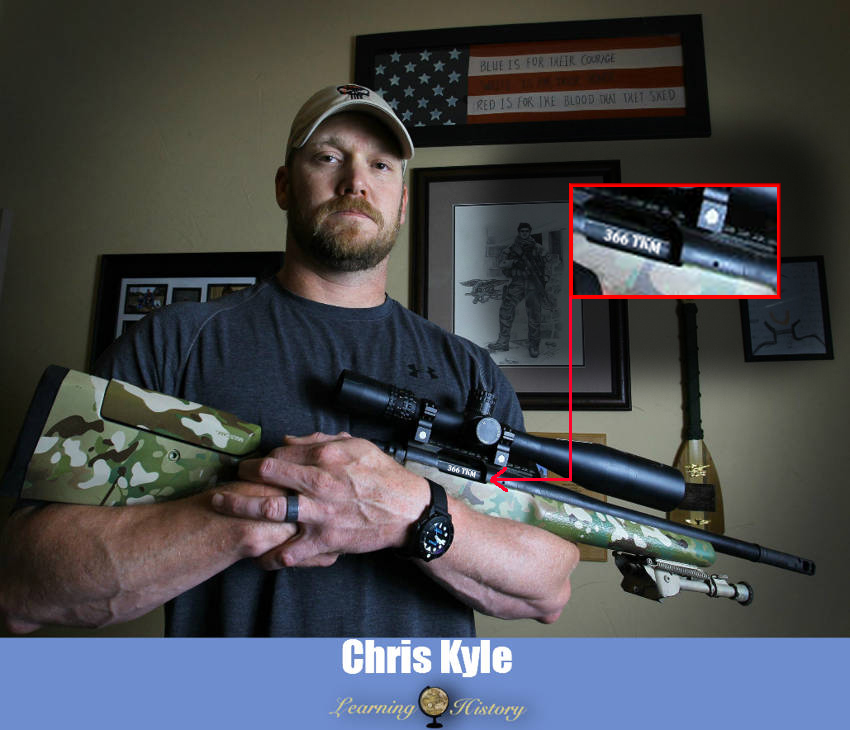 Chris Kyle with his rifle - My, Lancaster, 366tkm