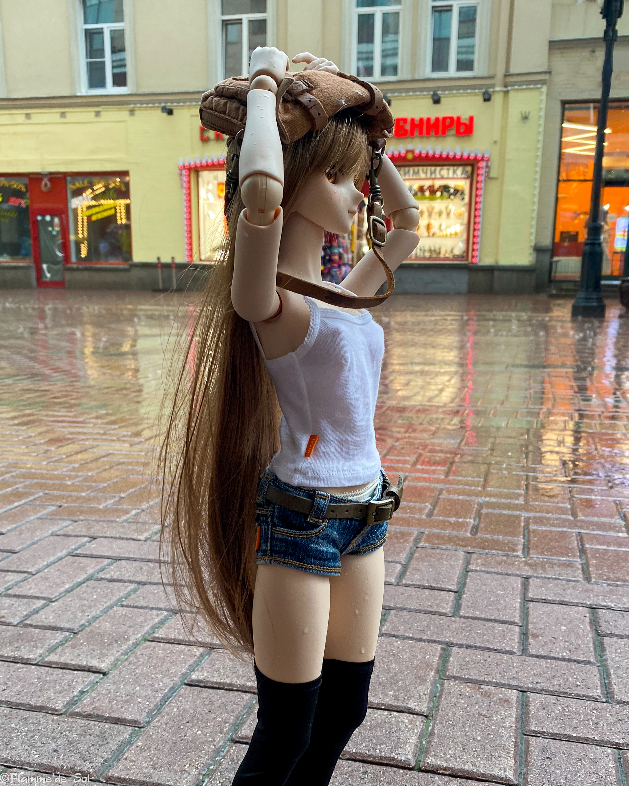 DollfieDream - Arbat, Asuna, rain #2 - My, Jointed doll, Dollfiedream, Yuuki asuna, The photo, Hobby, Anime, Longpost