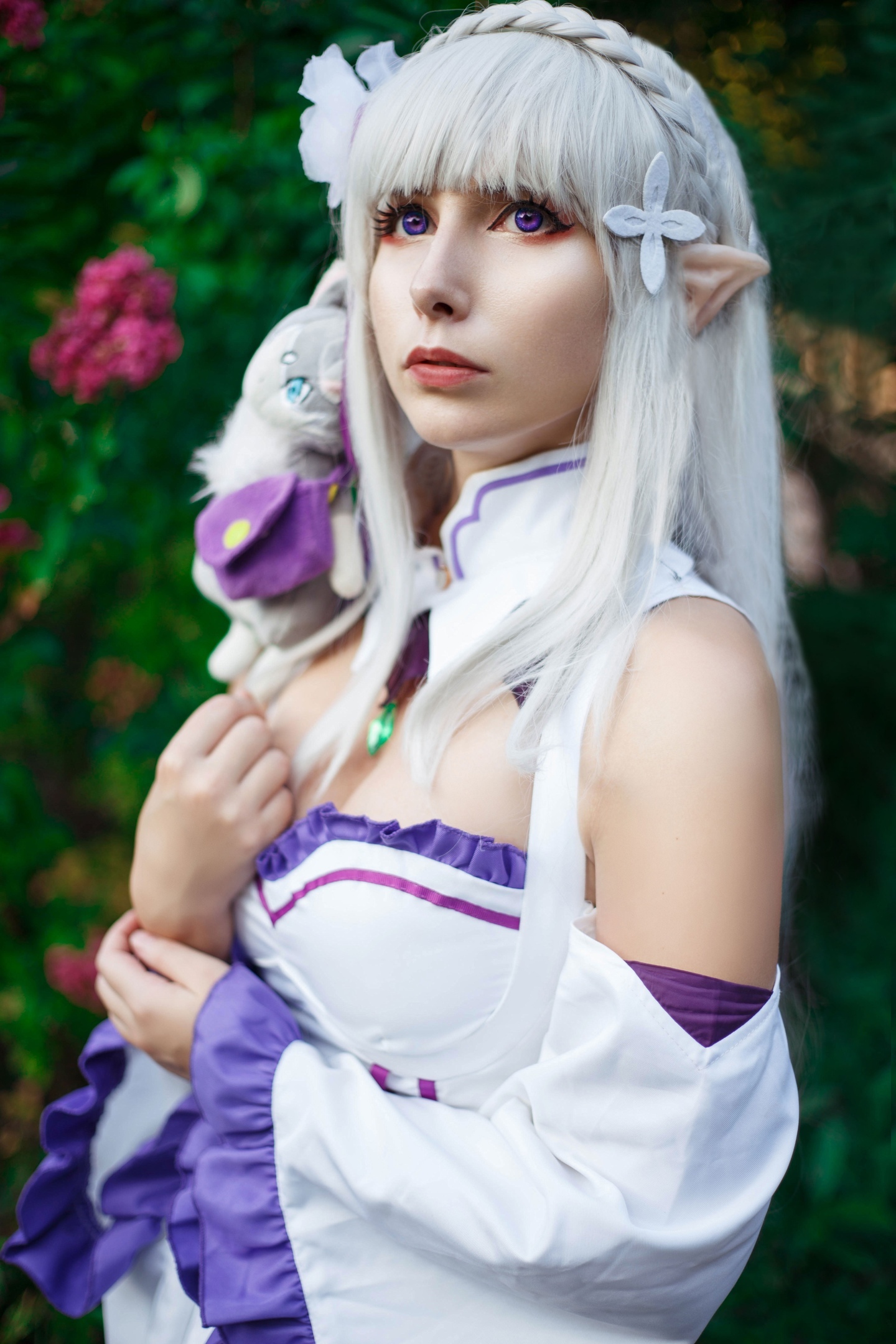 Emilia -Re:Zero.Cosplayer - Faritio.Photo by  White beetle
 - My, Russian cosplay, Cosplay, Re: Zero Kara, Emilia, Anime, Longpost