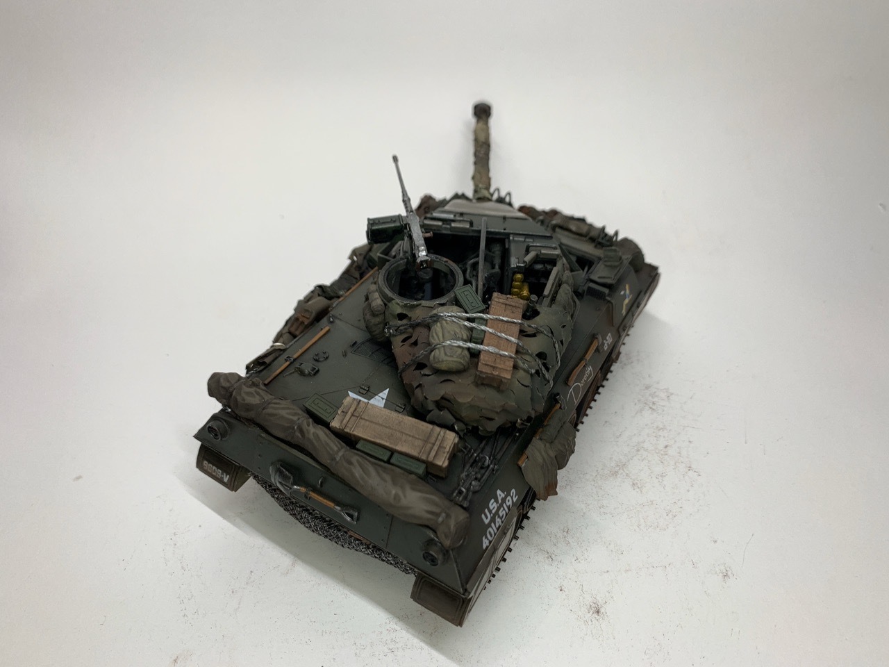 M18 Hellcat 1/35 scale from Academy - My, Tanks, Stand modeling, Rukozhop, Longpost