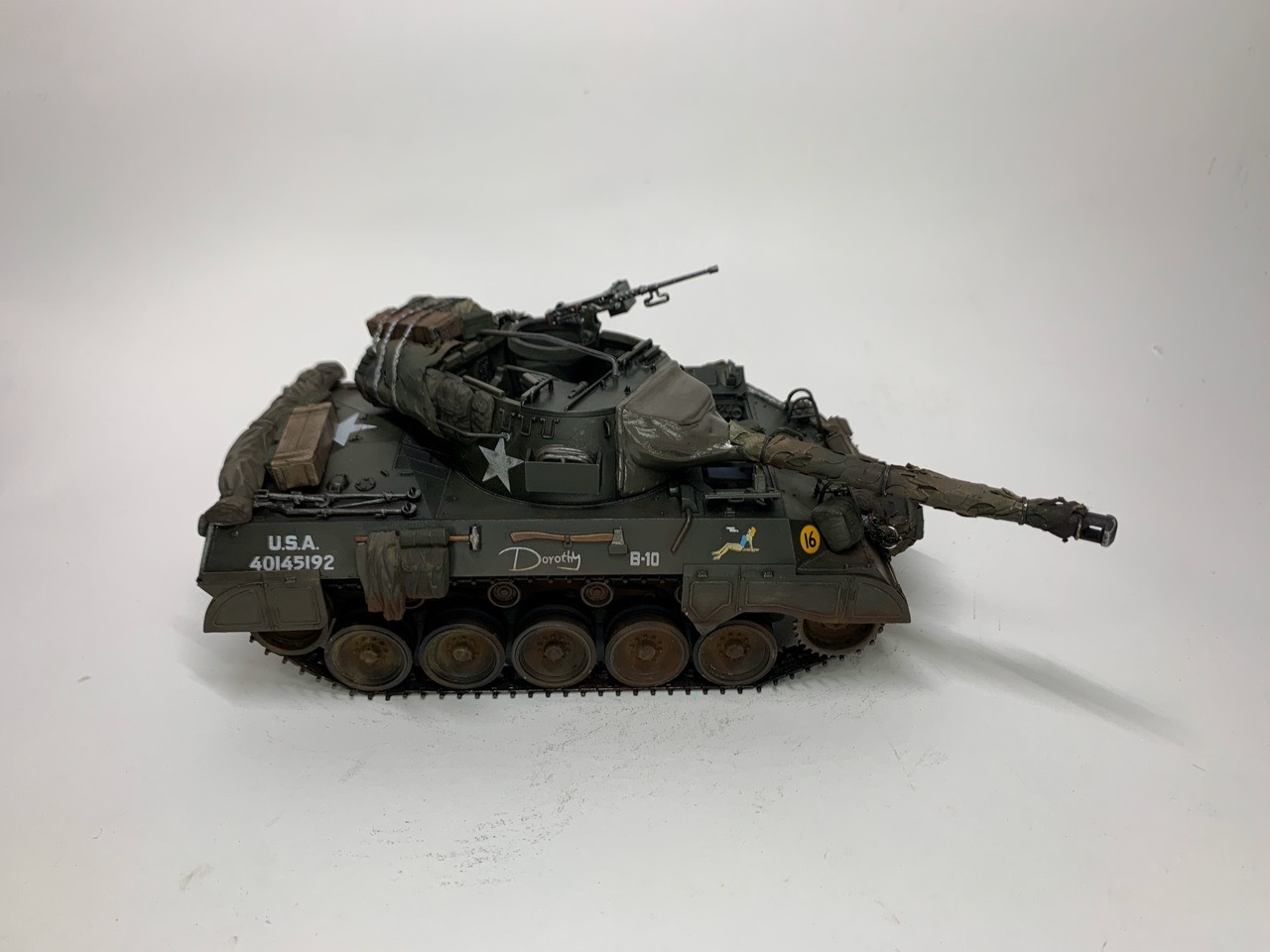 M18 Hellcat 1/35 scale from Academy - My, Tanks, Stand modeling, Rukozhop, Longpost