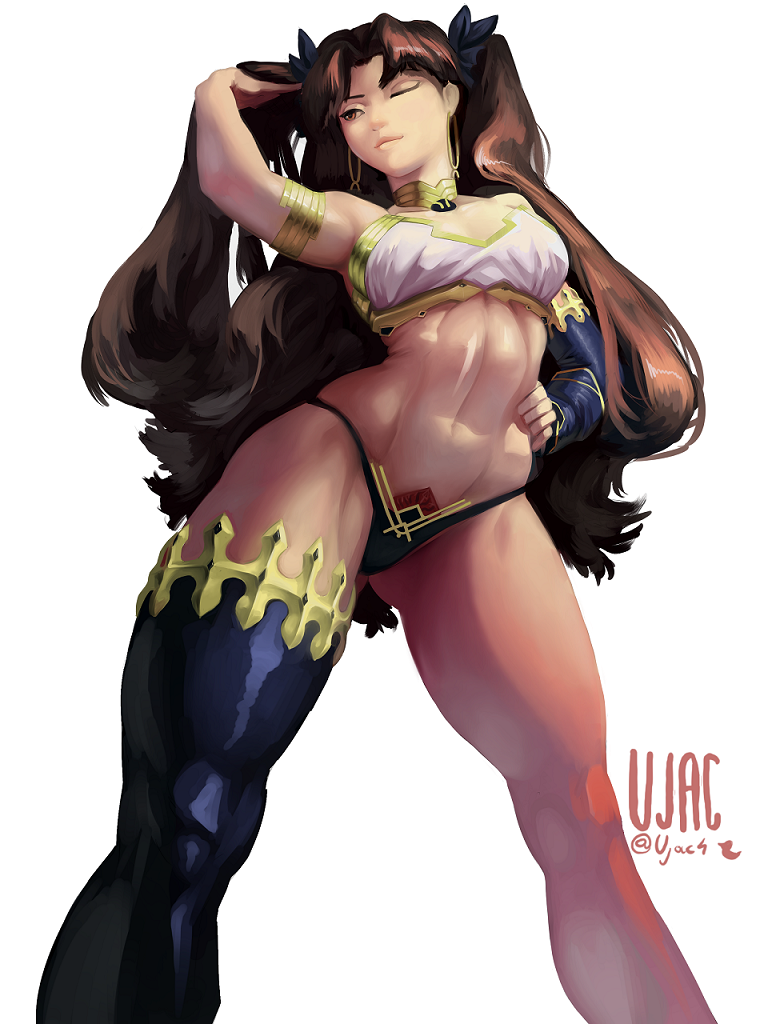 UJ4C's Artist Selection - NSFW, Muscleart, Art, Strong girl, Longpost