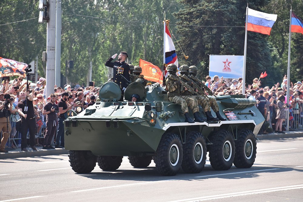 Victory Parade in Donetsk. 06/24/2020 - Parade, May 9 - Victory Day, Donetsk, Donbass, The photo, Military equipment, Tanks, Longpost