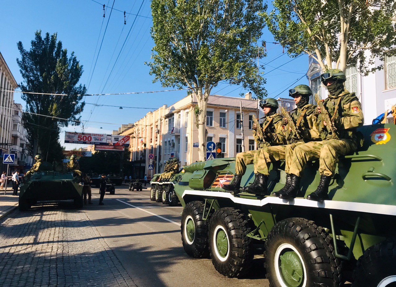 Victory Parade in Donetsk. 06/24/2020 - Parade, May 9 - Victory Day, Donetsk, Donbass, The photo, Military equipment, Tanks, Longpost