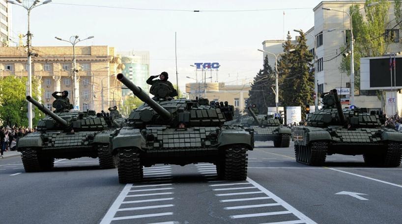 Victory Parade in Donetsk. 06/24/2020 - Parade, May 9 - Victory Day, Donetsk, Donbass, The photo, Military equipment, Tanks, Longpost