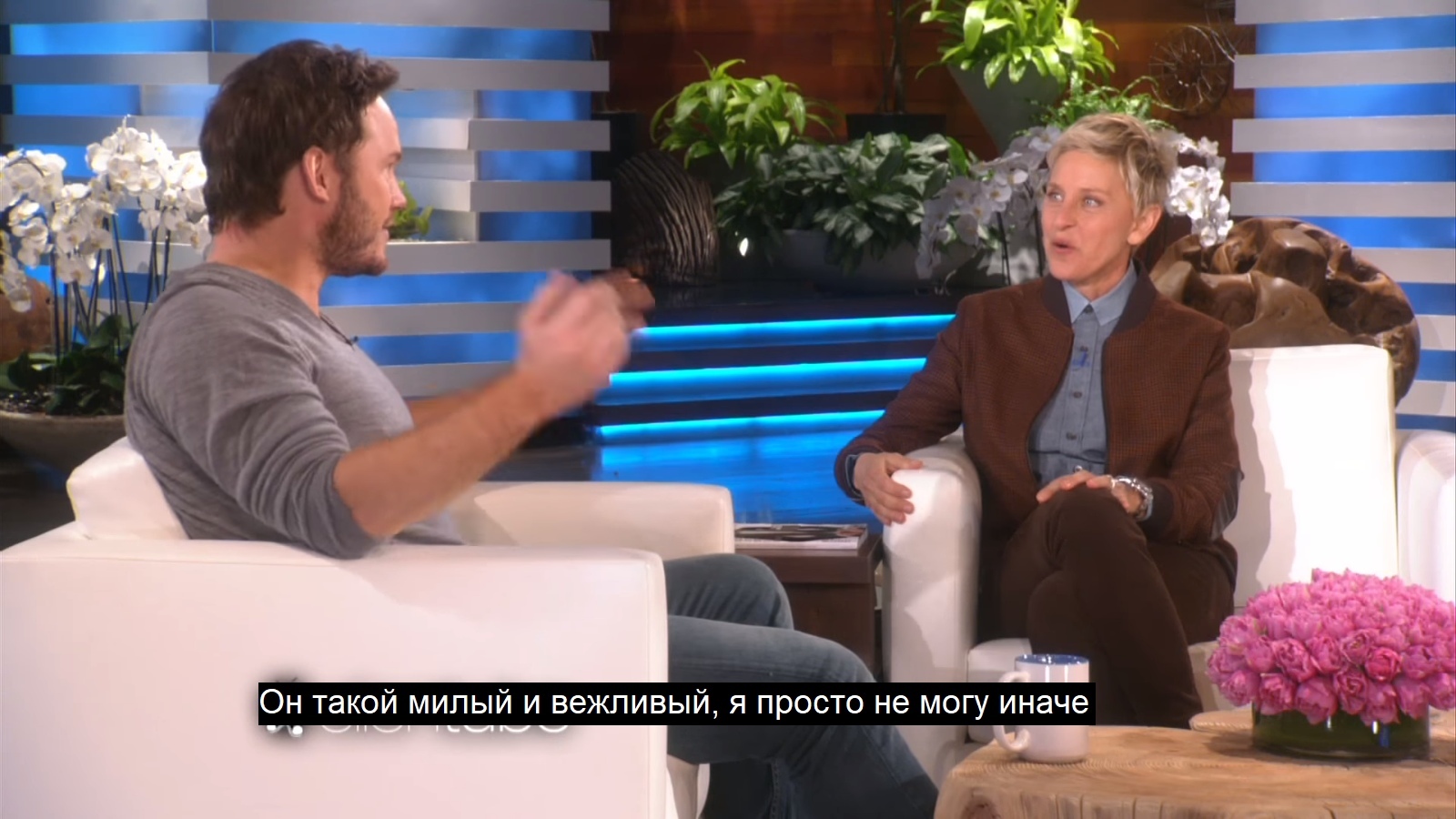 Politeness - Chris Pratt, Actors and actresses, Celebrities, Storyboard, Ellen DeGeneres, Children, Longpost