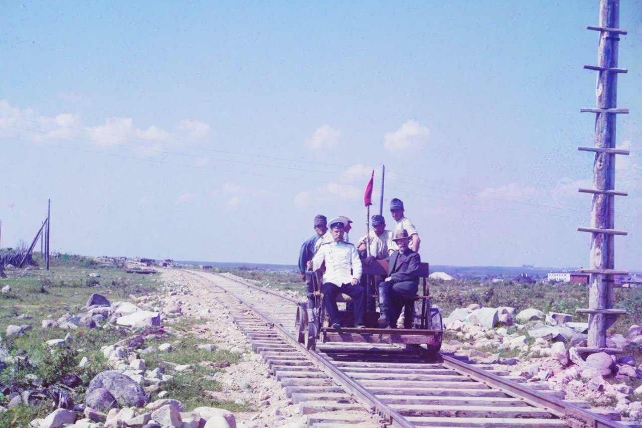 Our Wild West - Russian North, Russia, Railway, Murmansk, The photo, Prokudin-Gorsky, Longpost