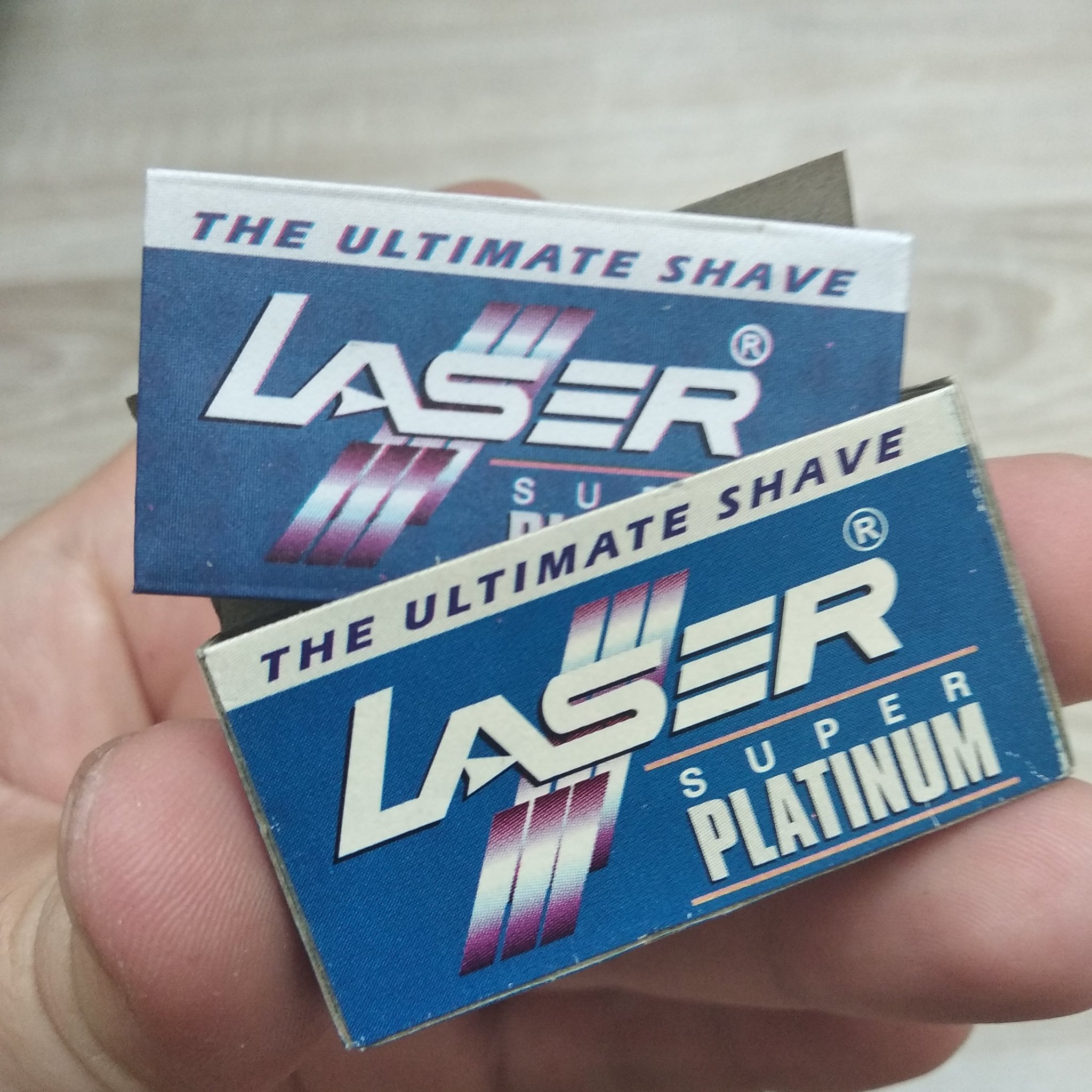 Лезвия для бритья Laser Super Platinum - Вкб, Лезвие, Бритье, Длиннопост