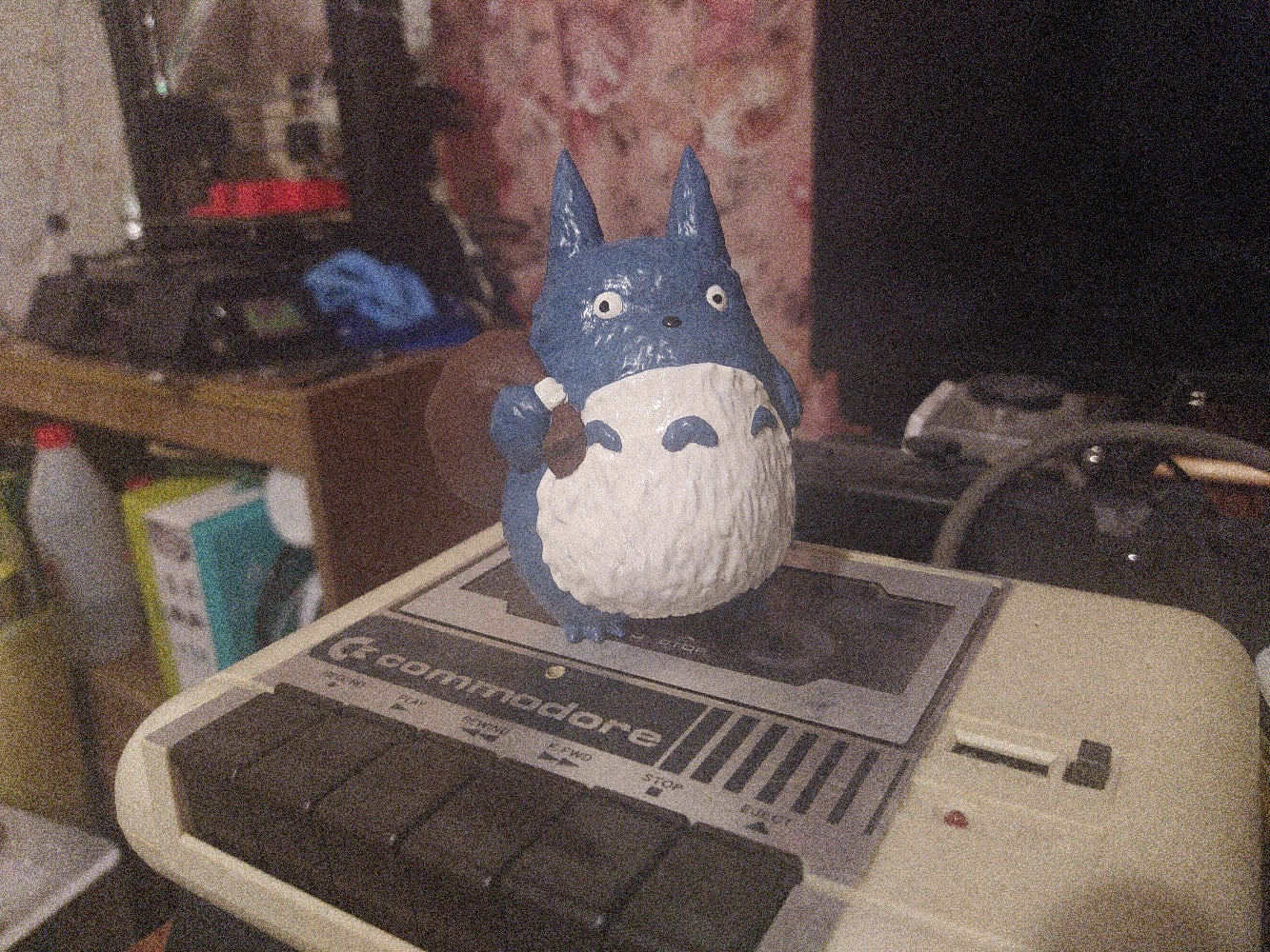 Now I understand why I needed a 3D printer - My, Totoro, 3D печать, 3D printer, Velociraptor, Scull, Longpost