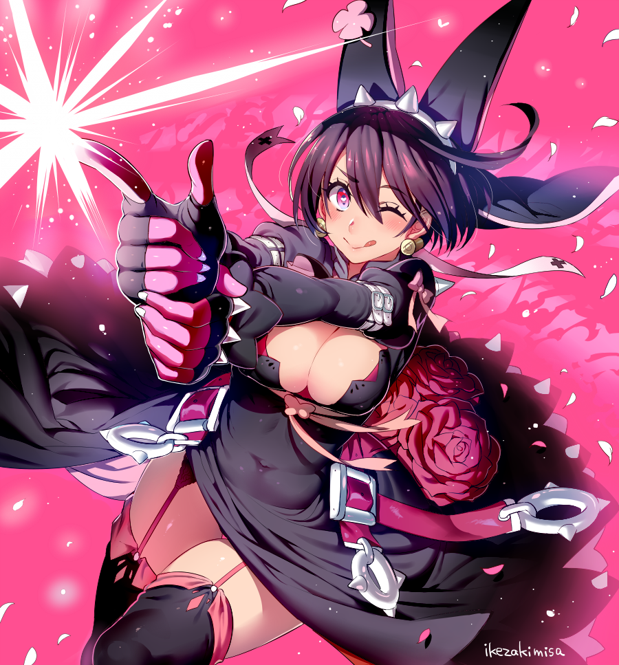 Elphelt Valentine - Ikezaki misa, Guilty gear, Elphelt Valentine, Boobs, Stockings, Wedding Dress, Anime, Anime art, Longpost