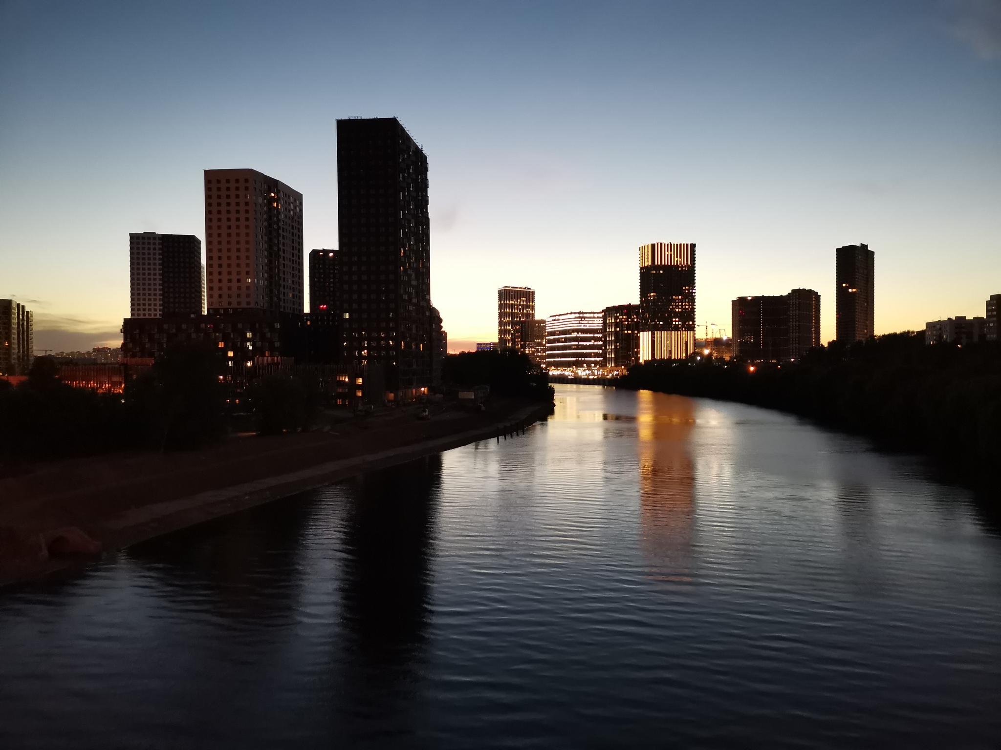 Sunset - My, Moscow River, Shelepikha