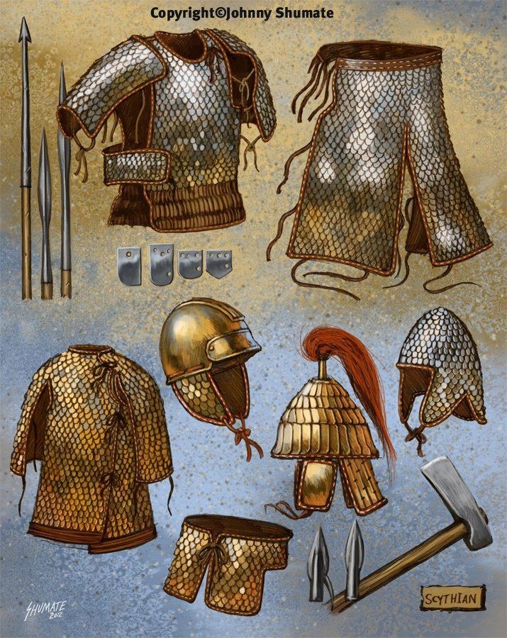 Scythian armored cavalry - History (science), Scythians, Cataphracts, Don, Longpost