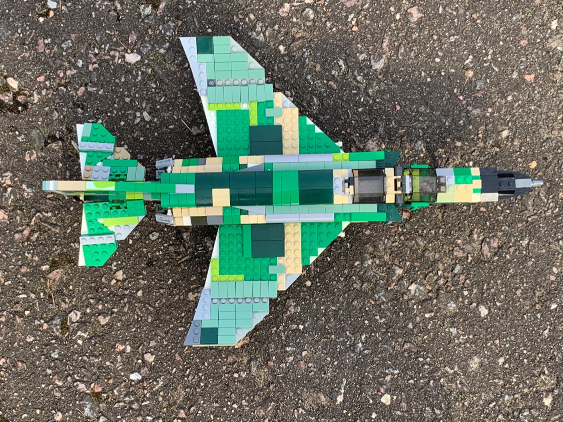 Лего f-4 phantom ! - Моё, LEGO, Лего для взрослых, Конструктор, Длиннопост