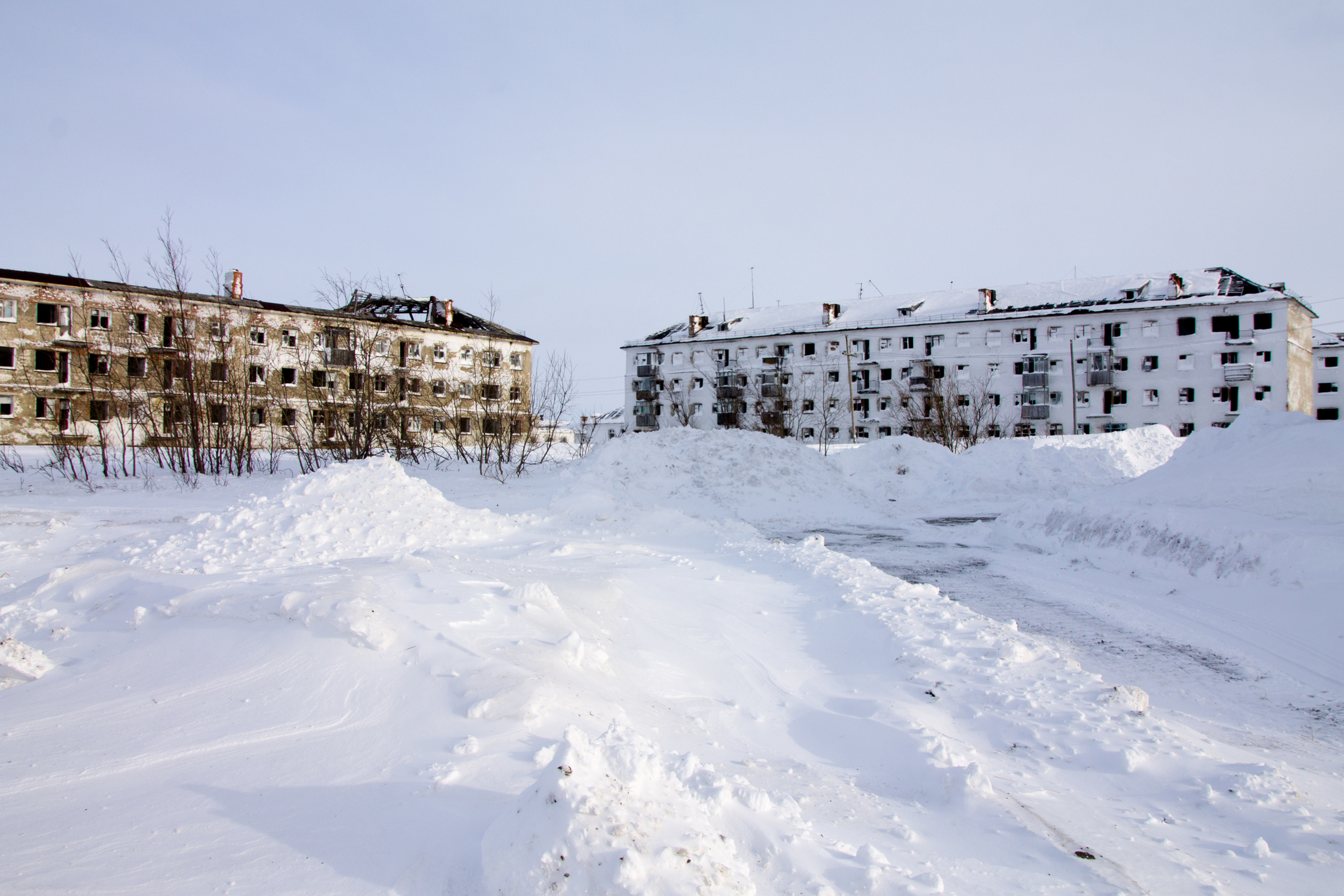 Komsomolsky, Komi. Part 3 - My, Komsomol, Komi, Vorkuta, Abandoned, The photo, Far North, Tundra, Winter, Longpost