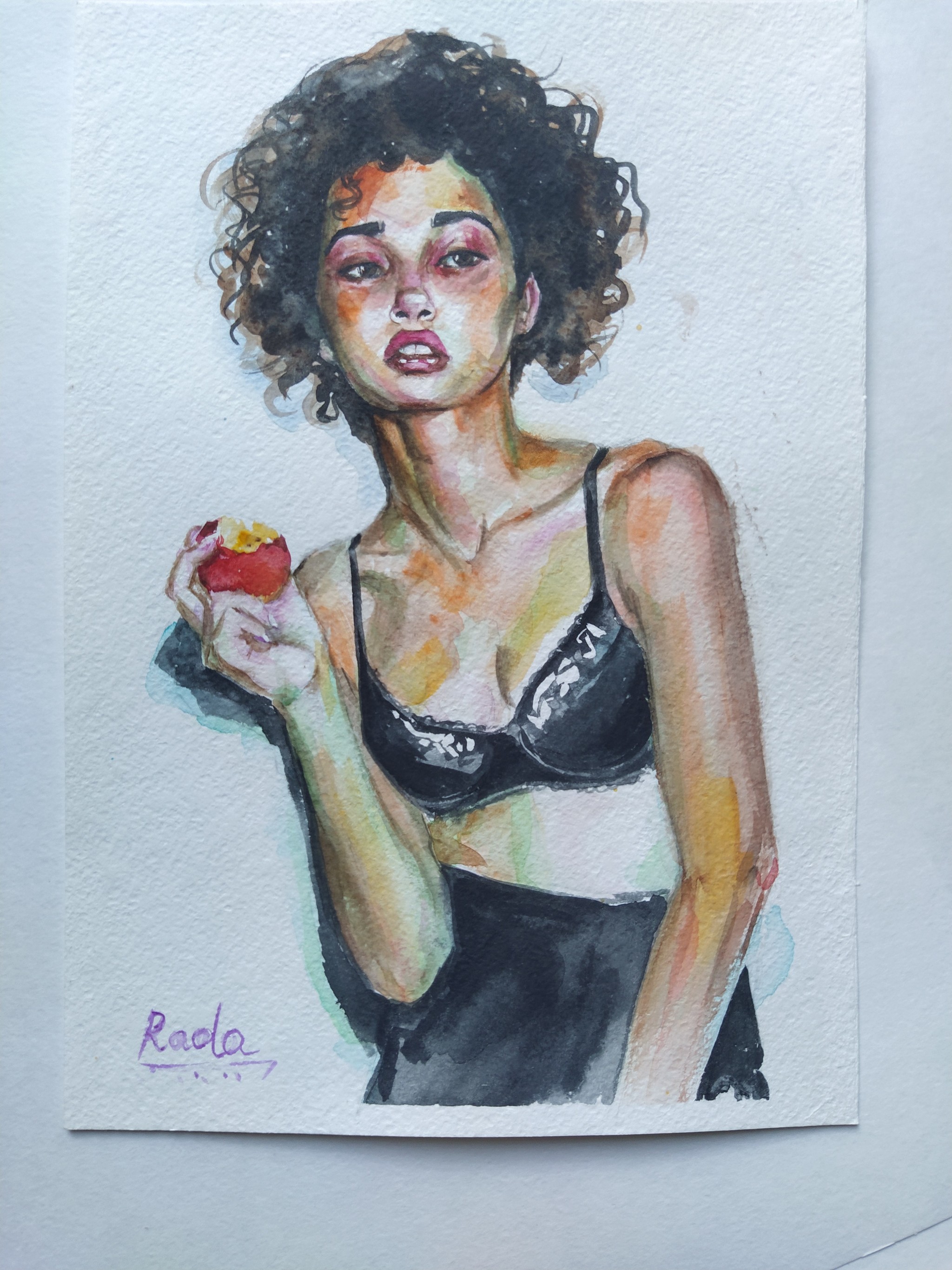 Hello! I paint watercolors - My, Longpost, Artist, Creation, Watercolor, Portrait, Art, Girls