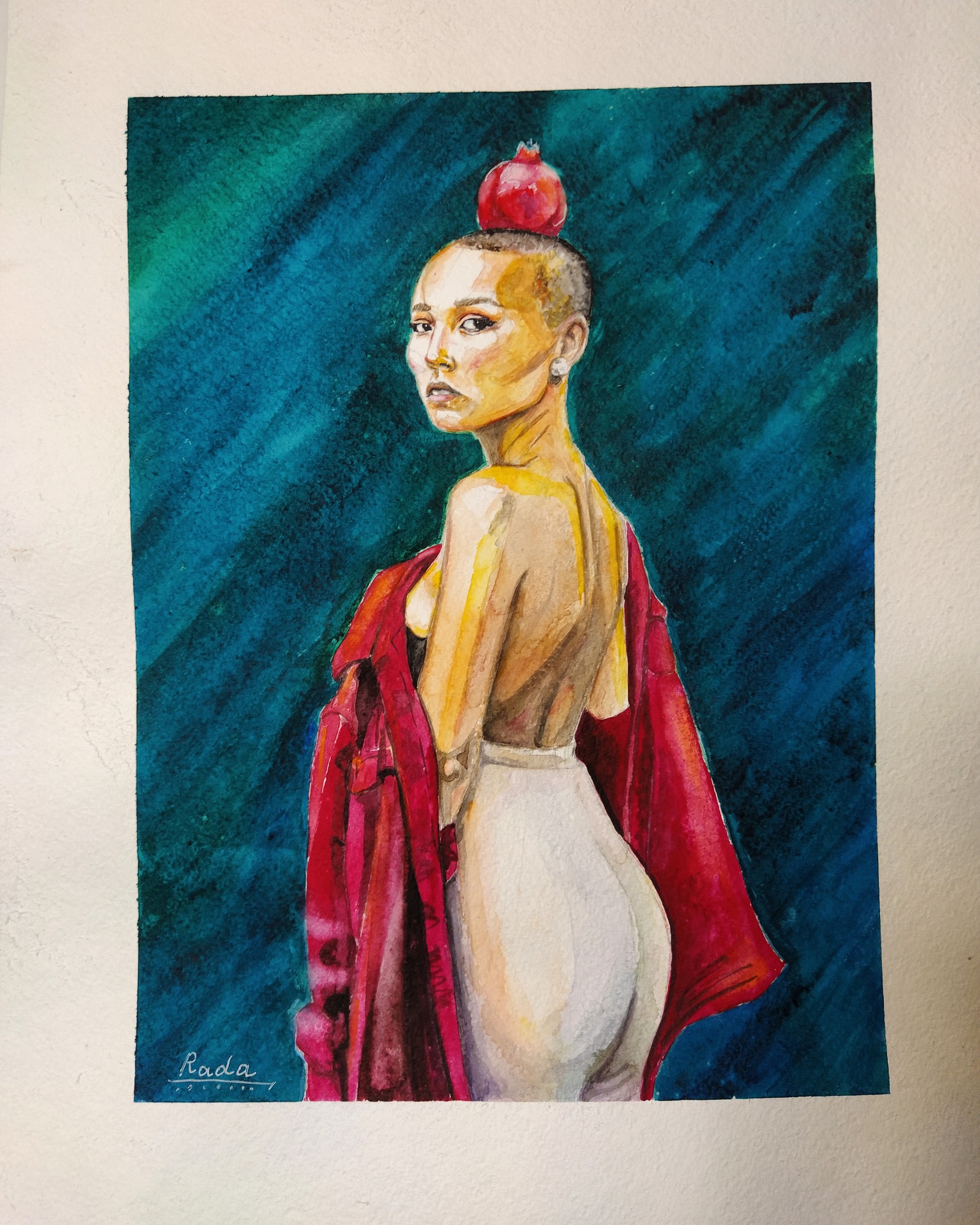 Hello! I paint watercolors - My, Longpost, Artist, Creation, Watercolor, Portrait, Art, Girls