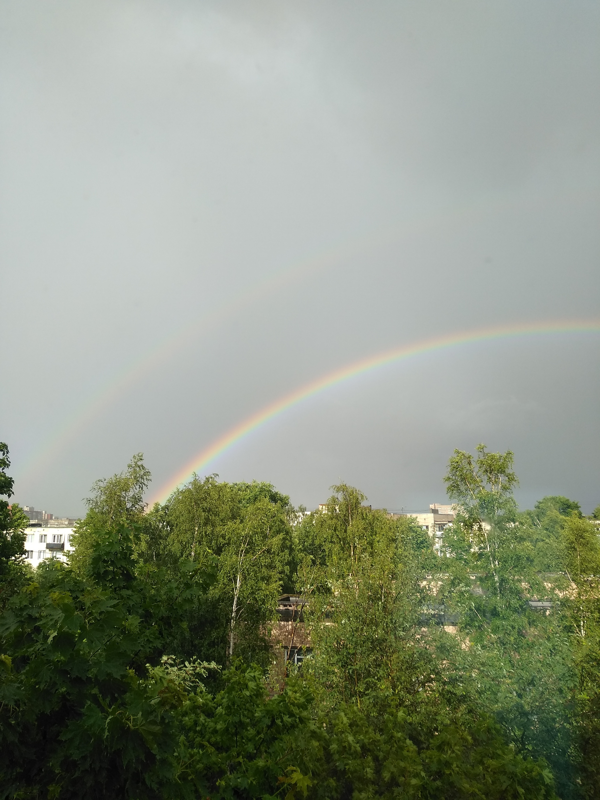 She really is an arc - My, Rainbow, Saint Petersburg, Longpost