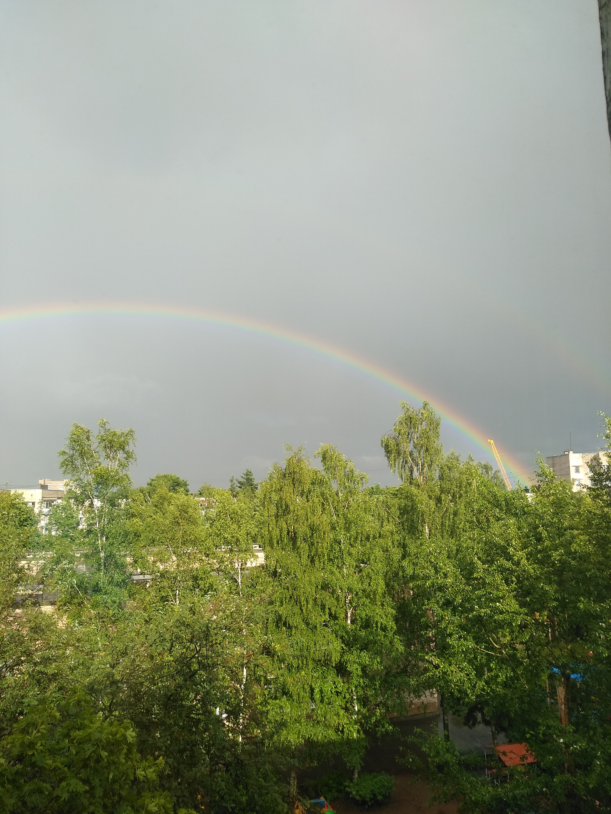 She really is an arc - My, Rainbow, Saint Petersburg, Longpost