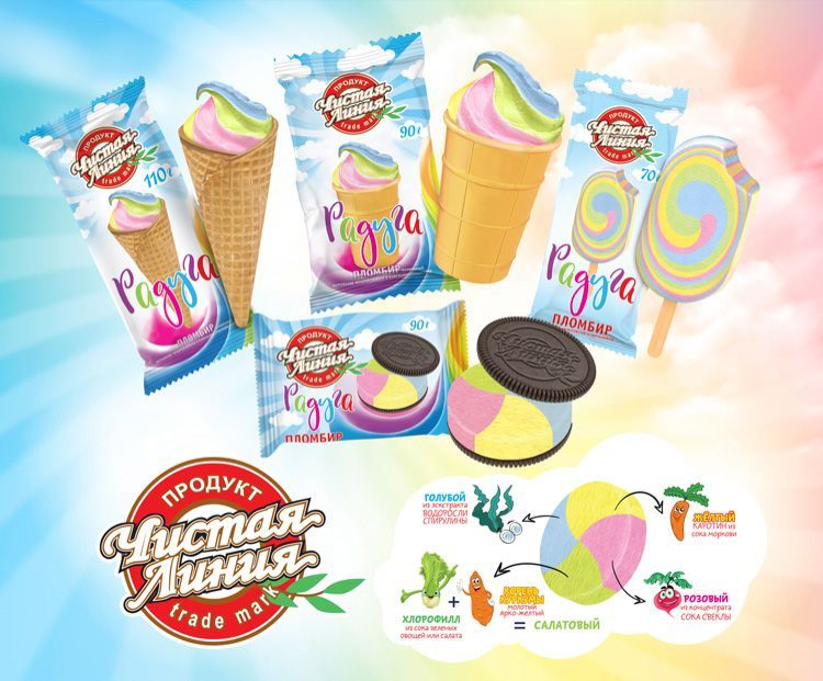 Rainbow ice cream? - Rainbow, LGBT, Ice cream, Trend, A wave of posts