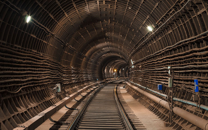 Подземные тоннели метро - Метро, Фотография, Длиннопост