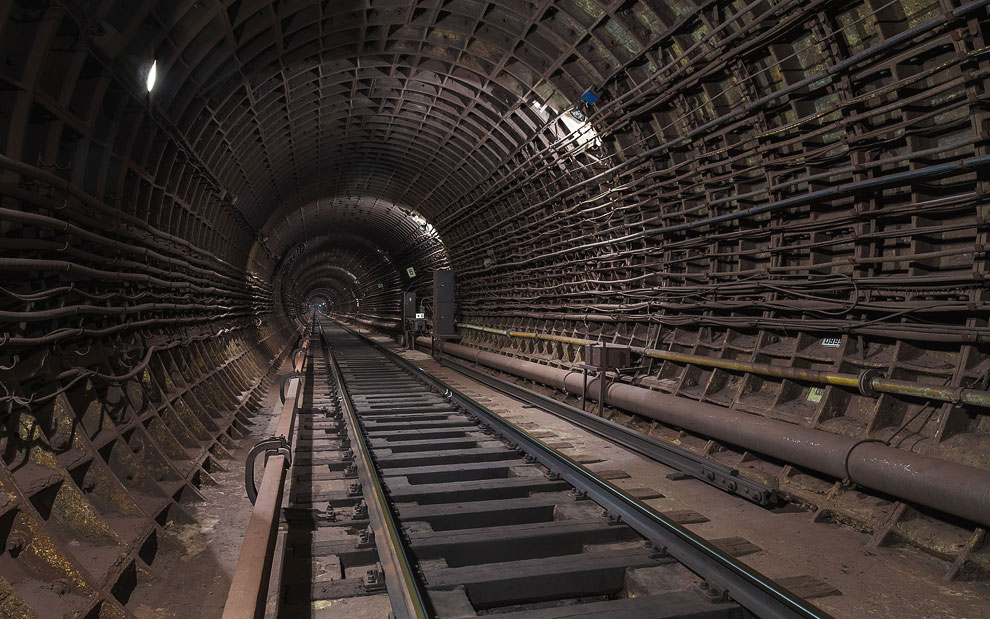 Подземные тоннели метро - Метро, Фотография, Длиннопост