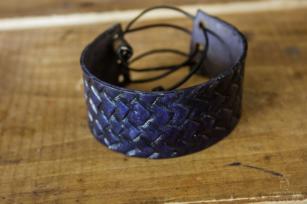 Dragon bracelets - My, Leather products, A bracelet, Longpost, Needlework without process, The Dragon, Leather