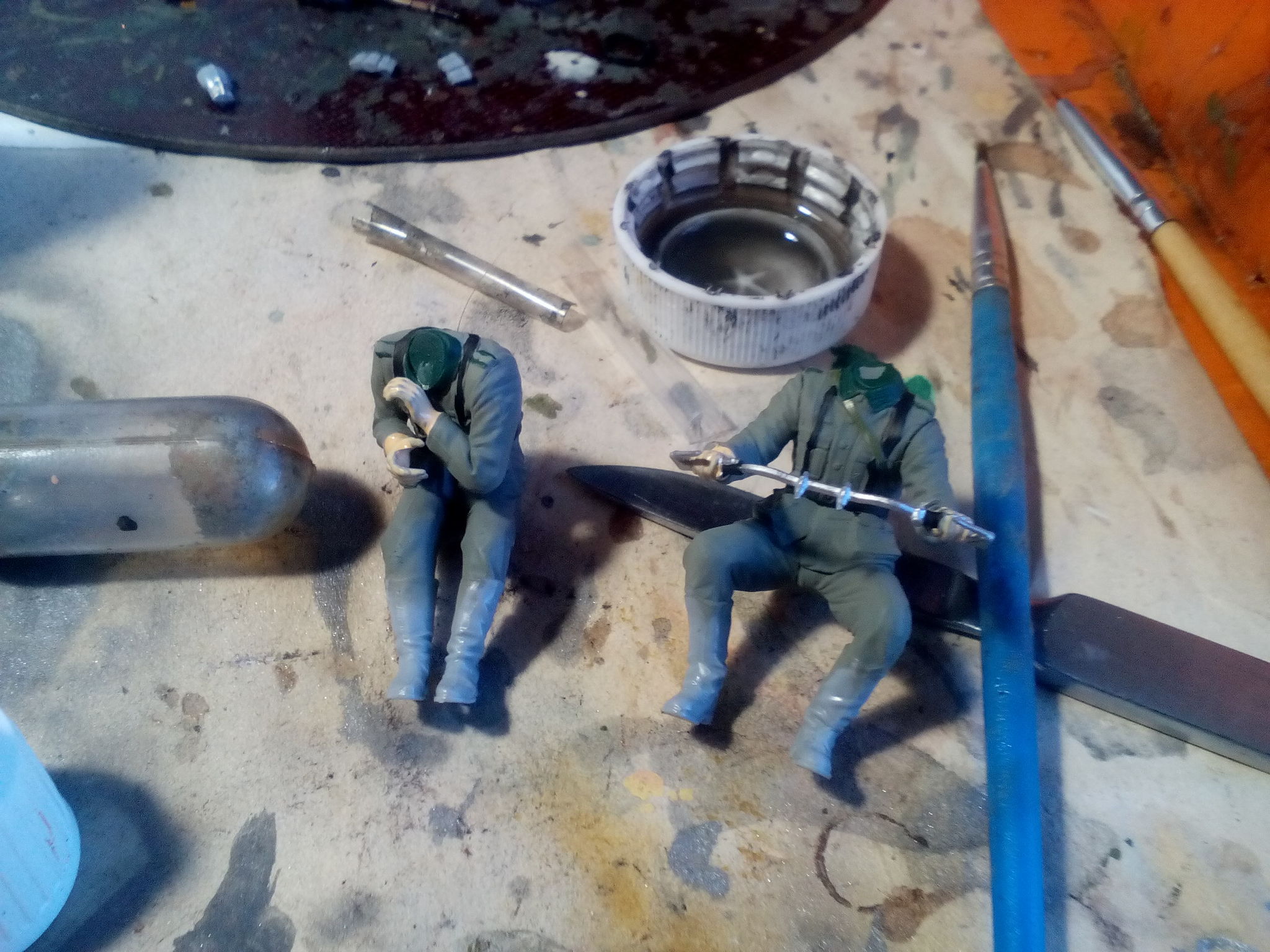 Operation Schwein. Stage 4. Figures (1/35 ICM and Star). Assembly Notes - My, Stand modeling, Prefabricated model, Assembly, Painting, Hobby, Figurines, The Second World War, Wehrmacht, Longpost