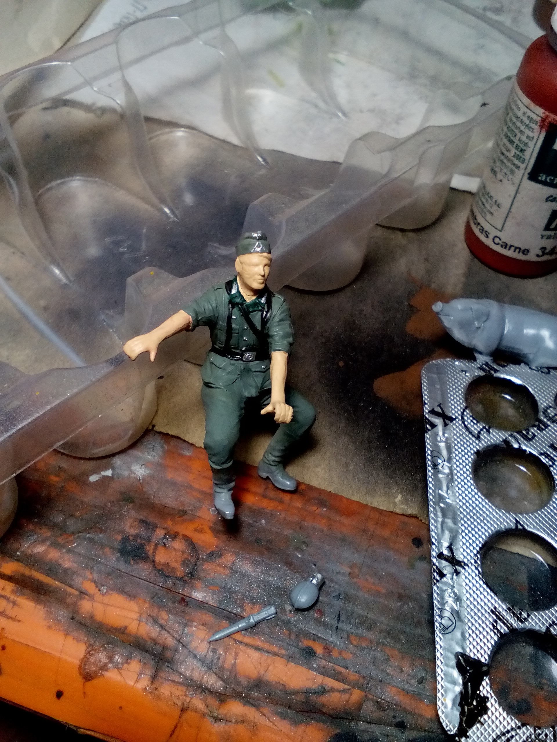 Operation Schwein. Stage 4. Figures (1/35 ICM and Star). Assembly Notes - My, Stand modeling, Prefabricated model, Assembly, Painting, Hobby, Figurines, The Second World War, Wehrmacht, Longpost