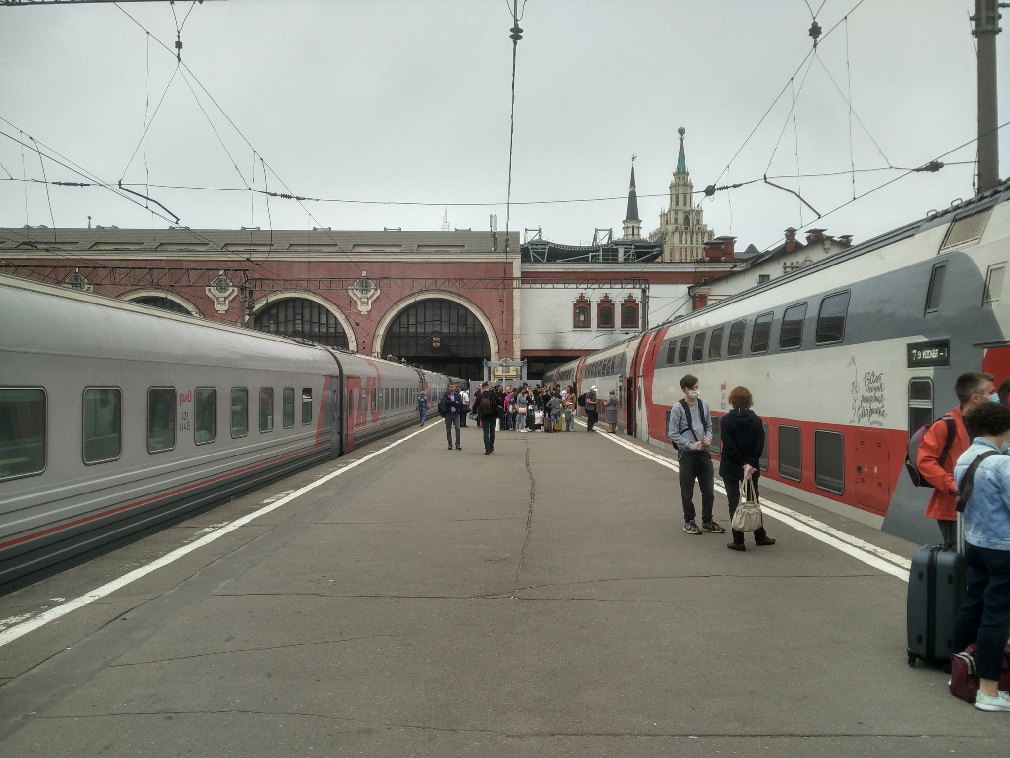 Казанский вокзал электрички