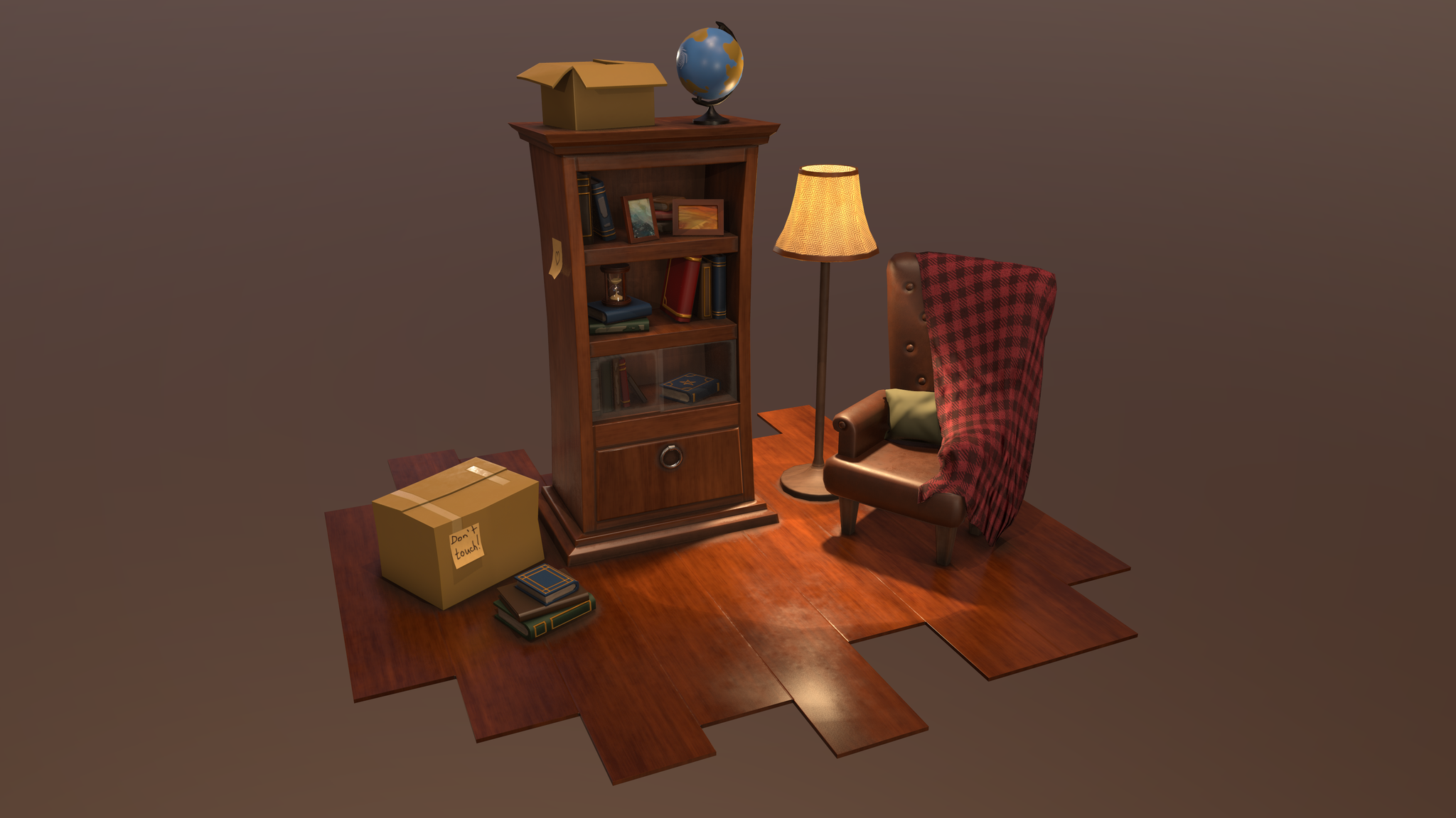 Low poly model - My, 3D modeling, Autodesk Maya, Marmoset Toolbag, Substance painter, Longpost