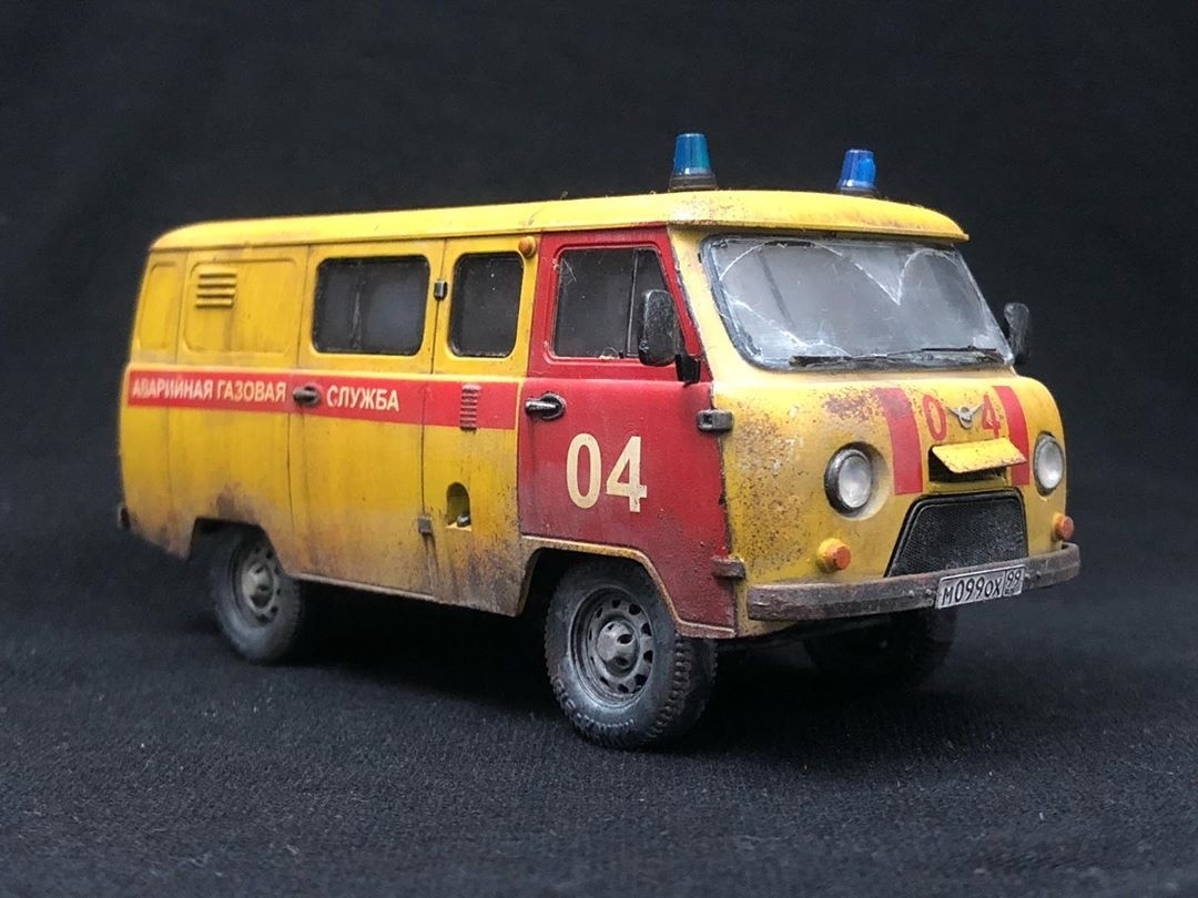 Уаз-3909 в масштабе 1:43 | Пикабу